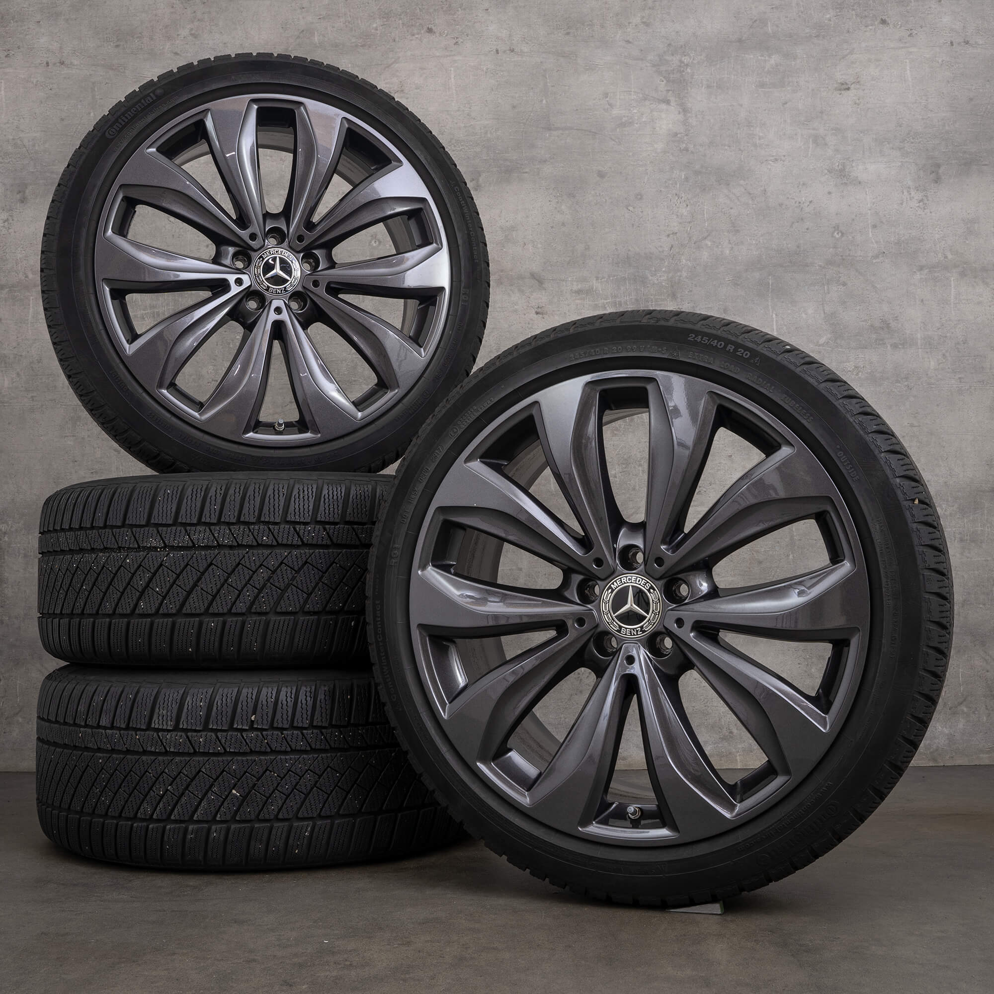 Originální zimni alu kola Mercedes Benz třídy E 20" X213 All Terrain A2534012300 A2134014500