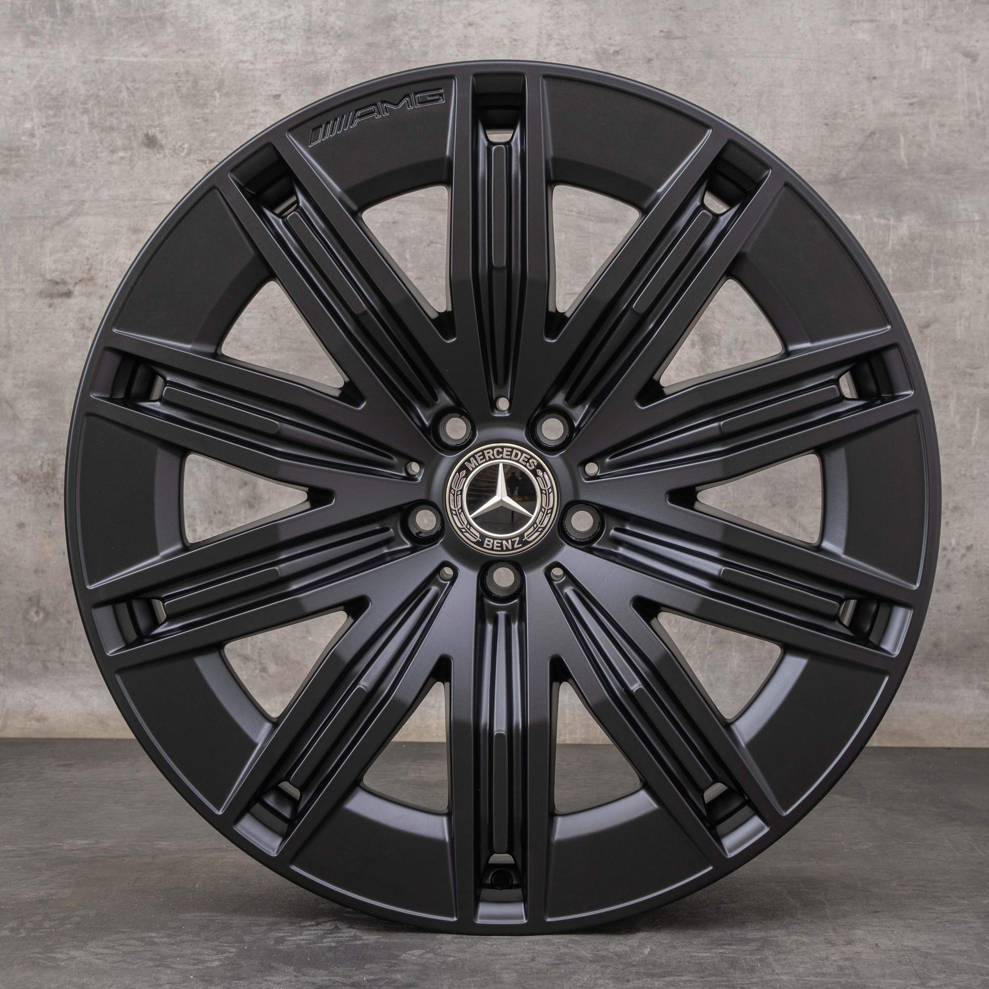 Oryginał Mercedes Benz EQE AMG felgi 21 cali SUV X294 A2944011200 czarny mat