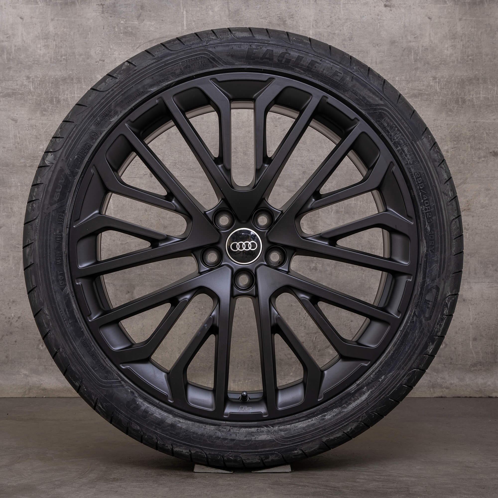 Original Audi Q5 SQ5 Jantes 21 pouces GU Sportback Roues d'été 8MA601025L noir mat NEUF
