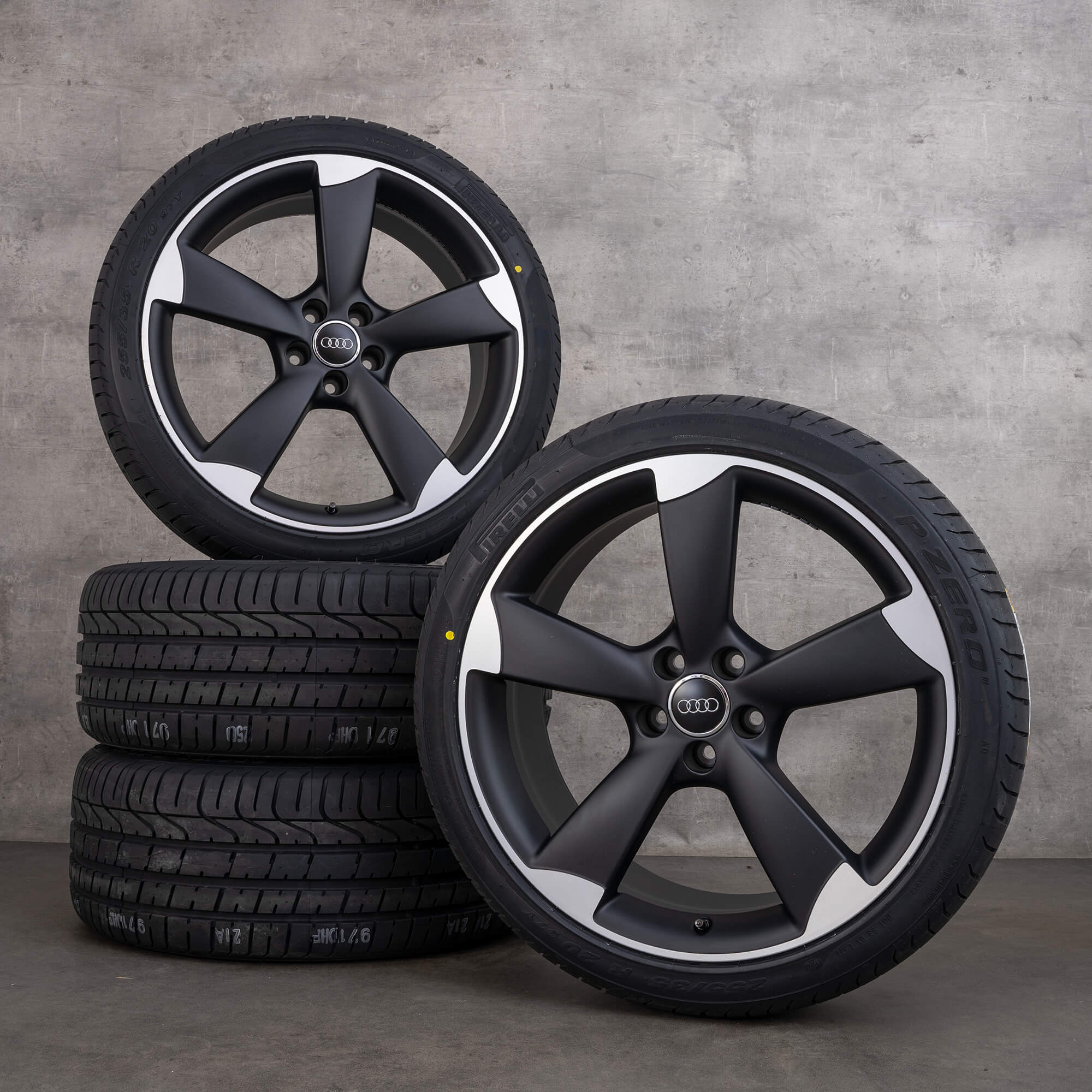 Audi Split Rims OEM Audi Q3 RSQ3 rims 20 inch 8U Rotor summer wheels 8U0601025K black ...