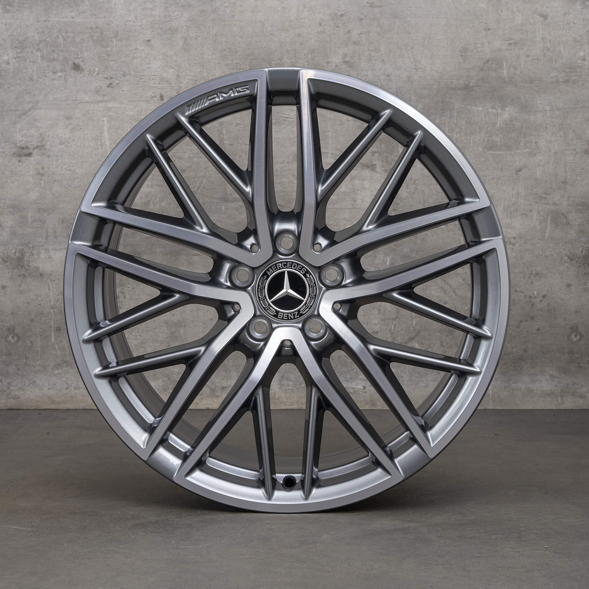Genuine AMG Mercedes Benz Clase C C43 llantas 19 pulgadas W206 S206 de aluminio A2064012300 A2064012400 NUEVO