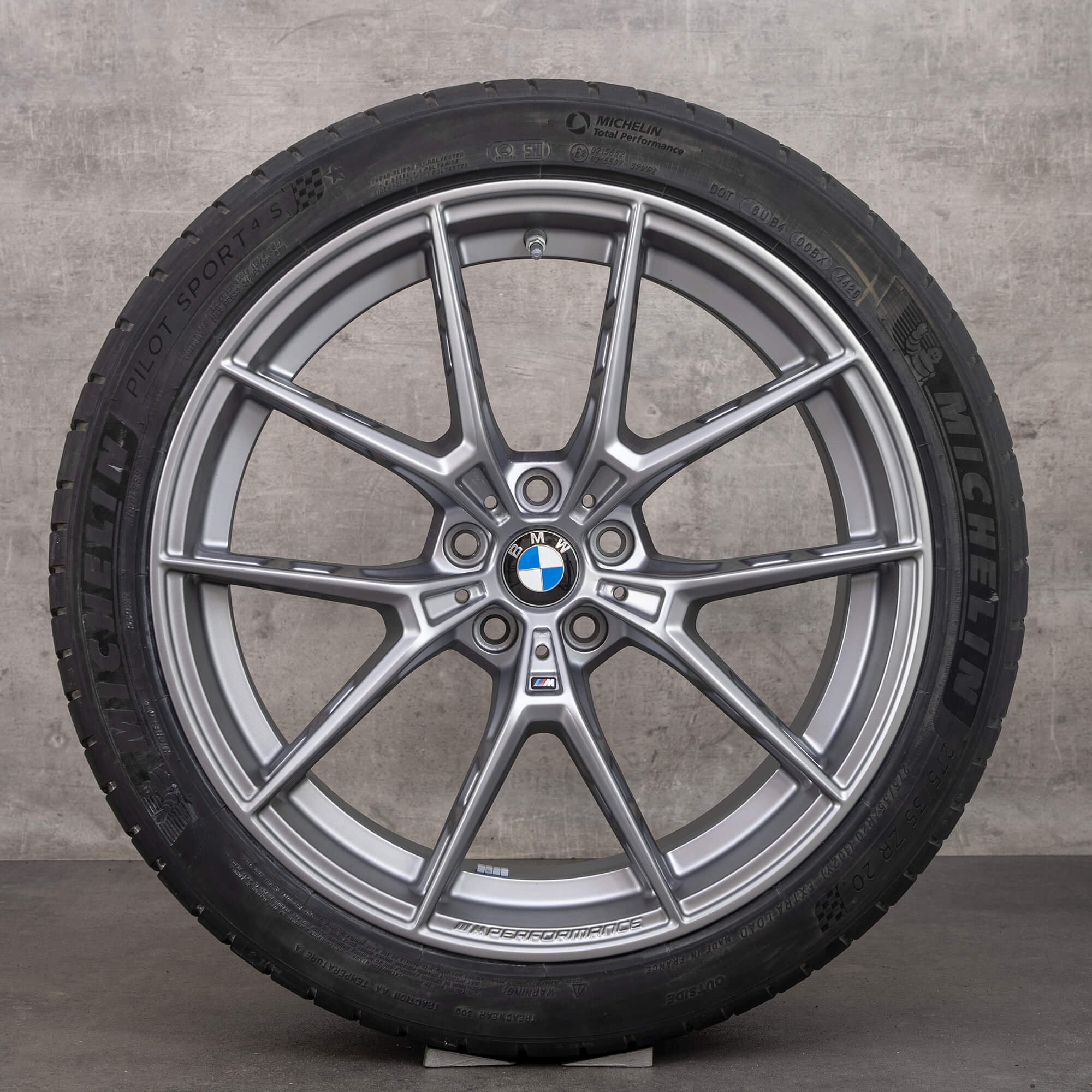 BMW M5 F90 M8 F91 F92 M863 summer wheels tires 20 inch alloy rims New