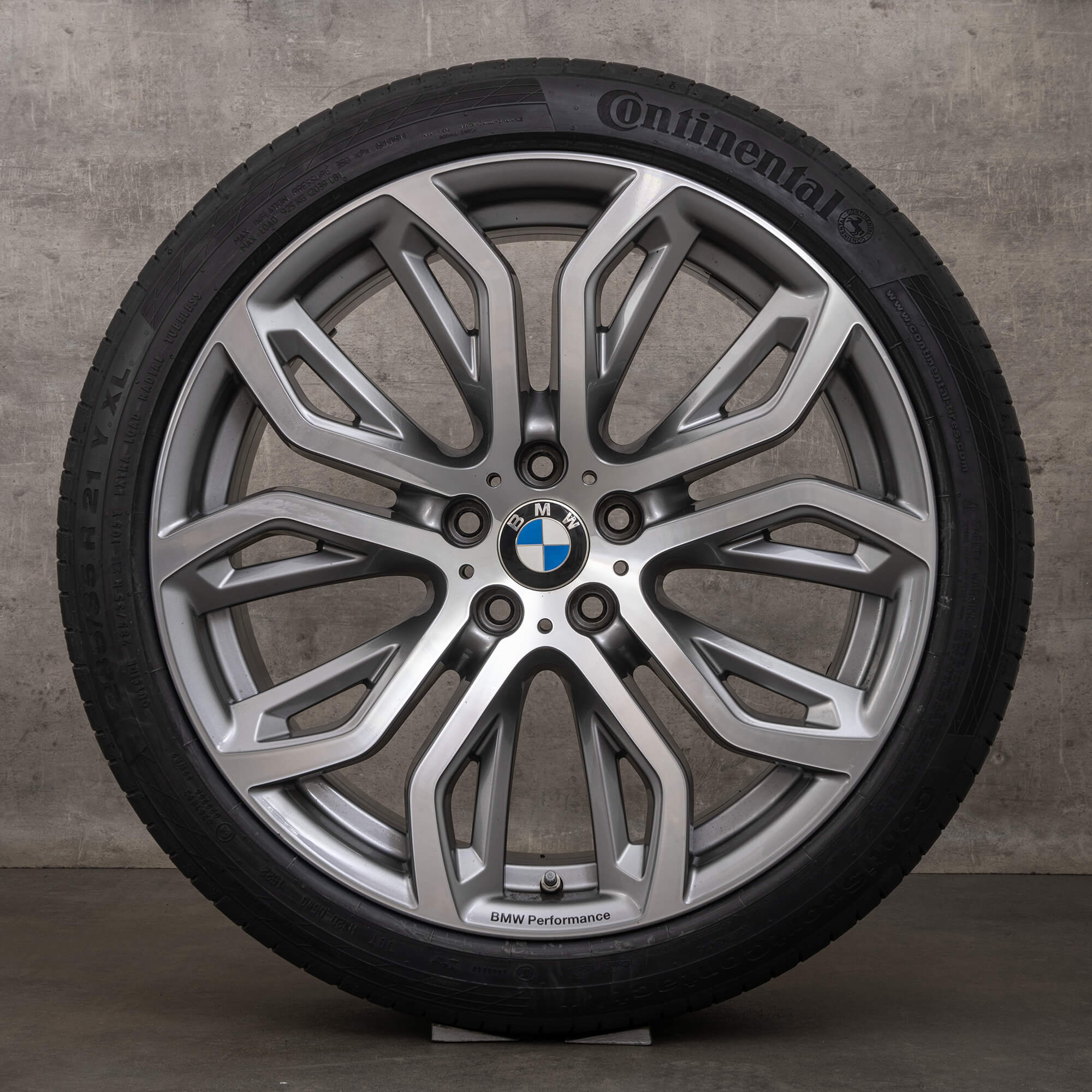 Original BMW X5 M E70 F15 F85 X6 F16 F86 jantes de 21 polegadas rodas verão