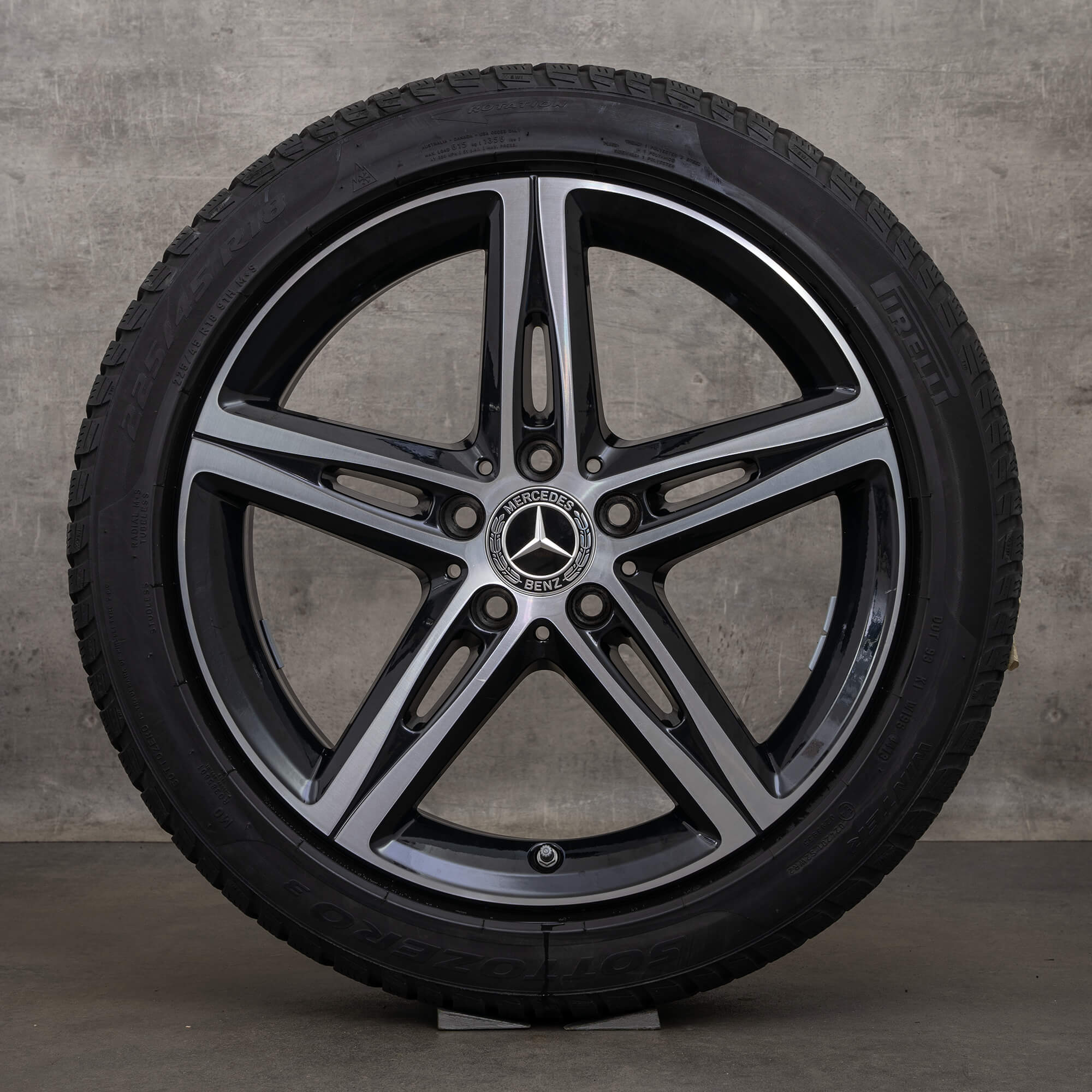 OEM Mercedes Benz AB Class CLA AMG winter wheels 18 inch