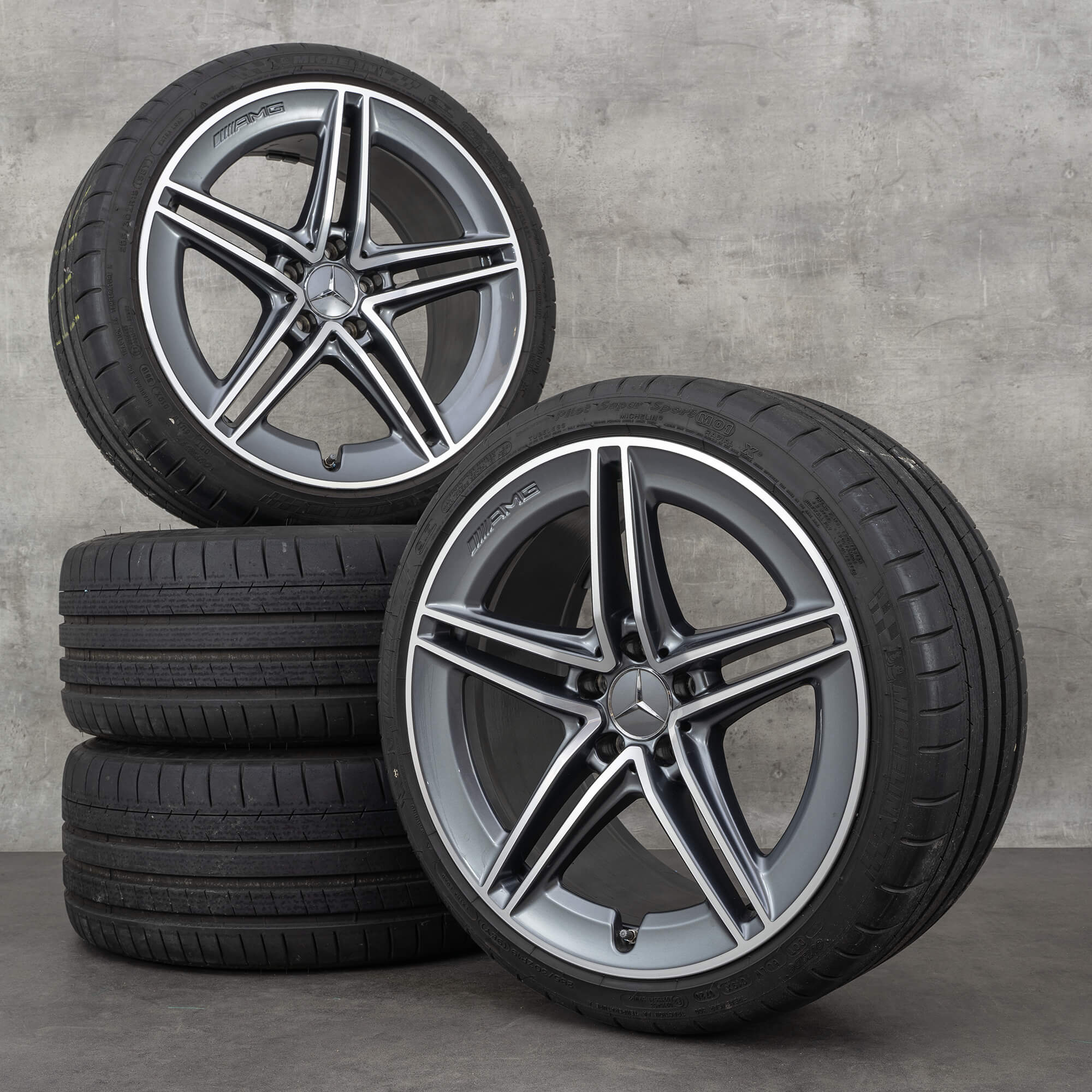 AMG 19 inch rims Mercedes Benz C63 C63S AMG C205 A205 Cabrio Coupé ...