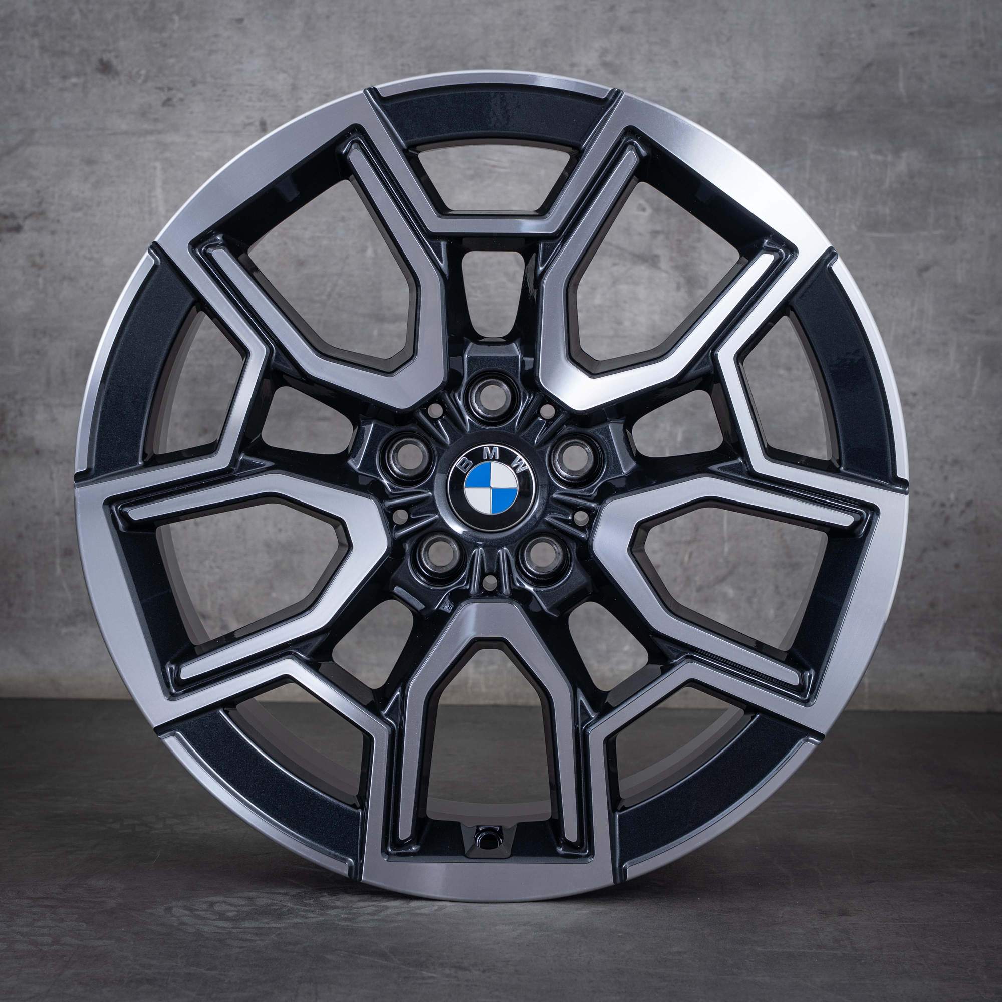 Original BMW X1 iX1 X2 iX2 Winterräder 19 Zoll U10 U11 Felgen Styling 867 M 6898041 midnight grey glanzgedreht NEU