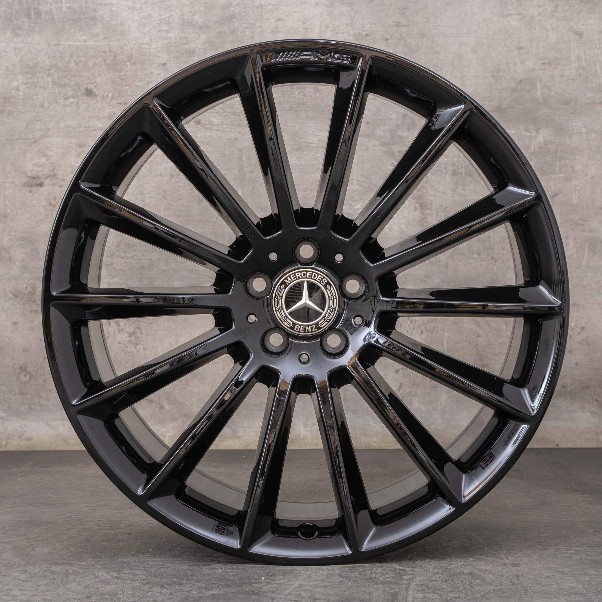 Oryginał Mercedes Benz GLE AMG Felgi 21 cali W167 V167 A1674013400 A1674013500 czarny błyszczący