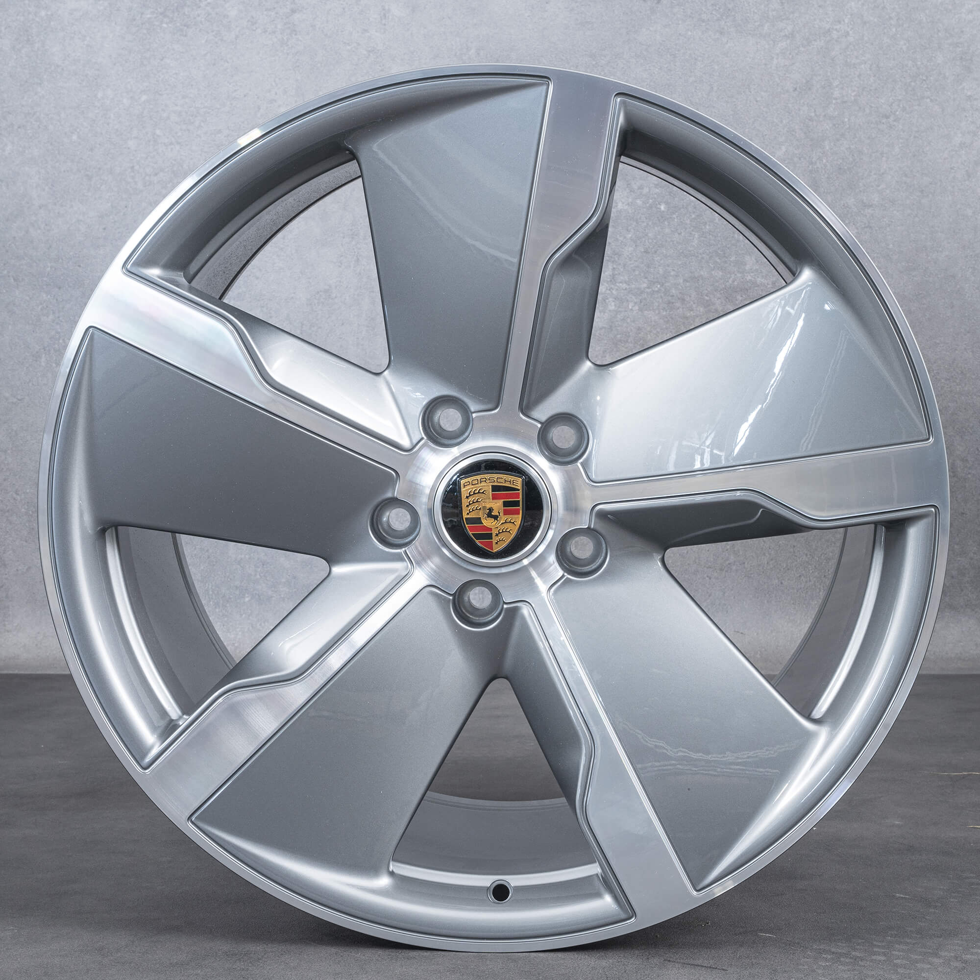 1x cerchio originale Porsche Taycan 21 pollici Turbo 4S S 9J1601025O 9,5J ET60 NUOVO