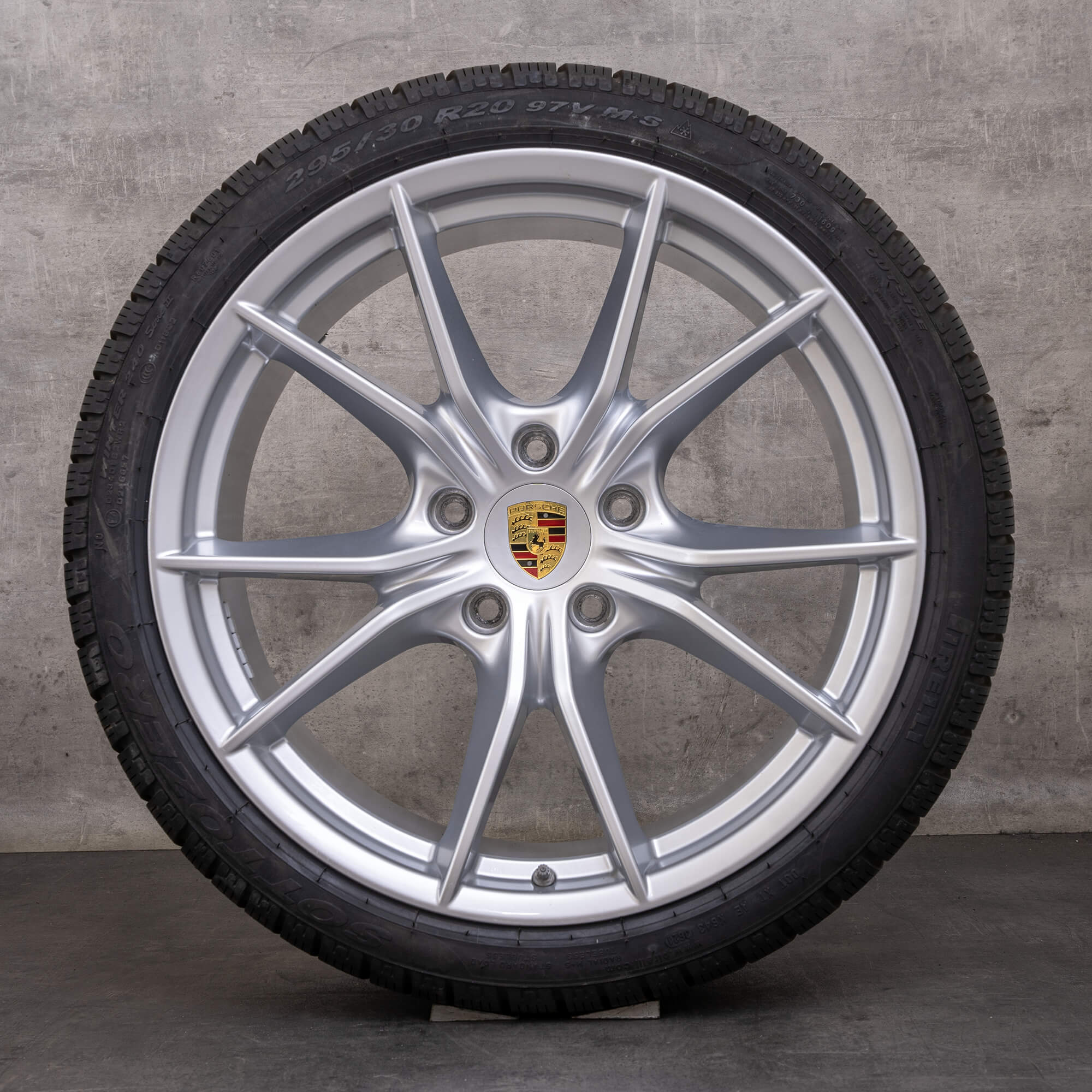 Oryginalne koła zimowe Porsche 991.2 20 cali Carrera Targa C4 4S S IV Felgi 99136271000 99136276001