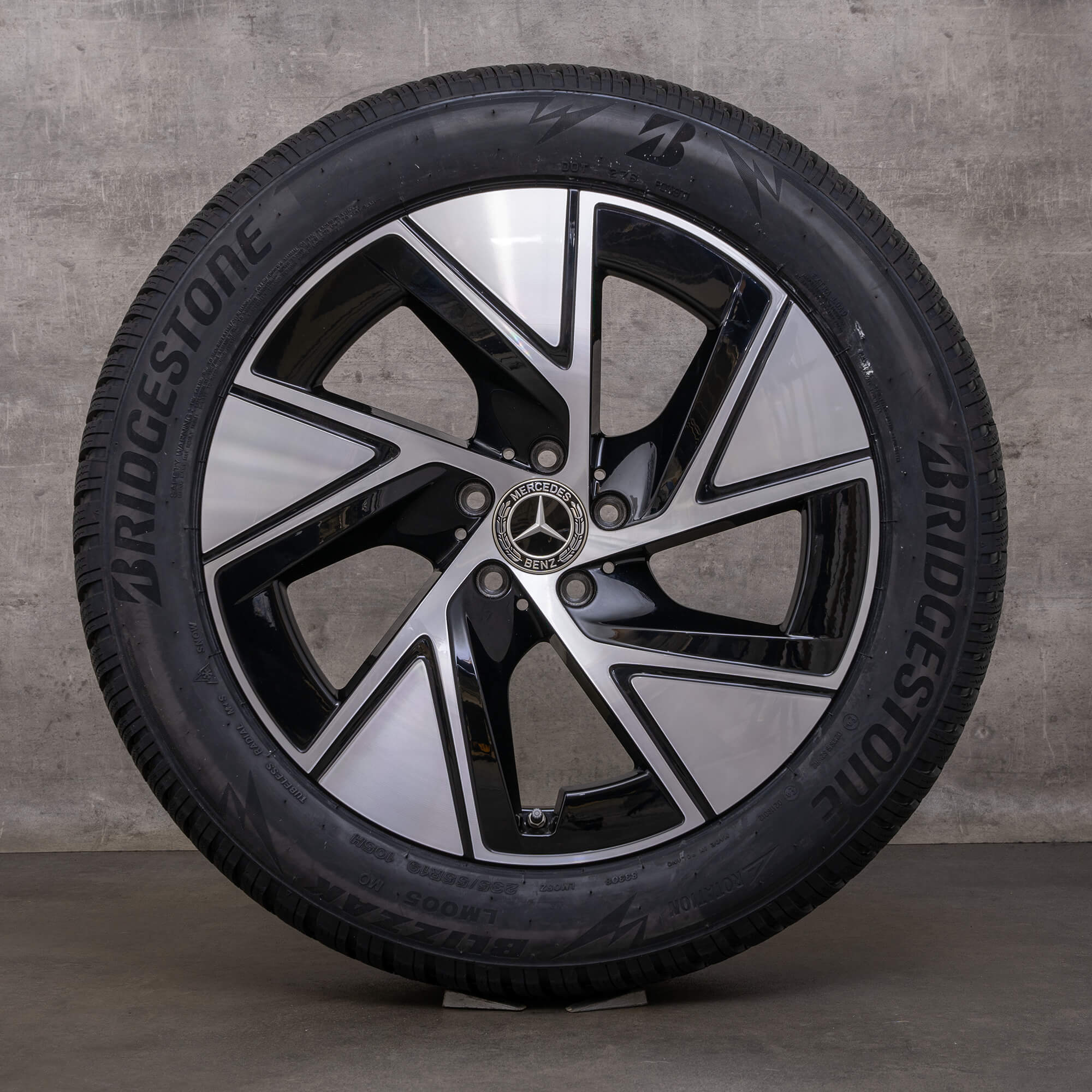 Orijinal Mercedes Benz GLC Winterrder19 inç X254 C254 jantlar A2544015200 siyah parlak tornalı YENİ