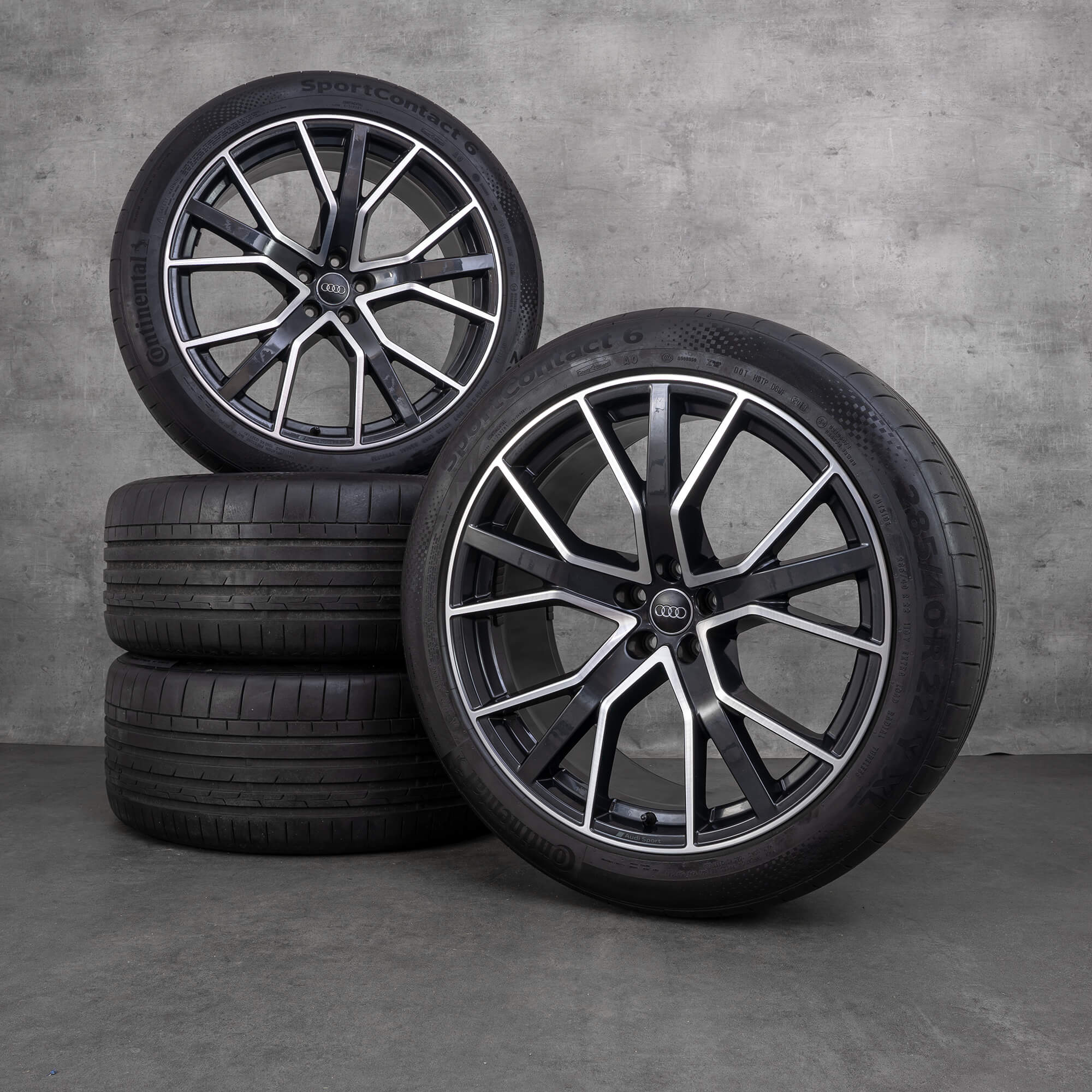 Audi Softline Rims Audi 22 inch rims Q8 SQ8 4M8 alloy summer tires wheels 4M8601025Q
