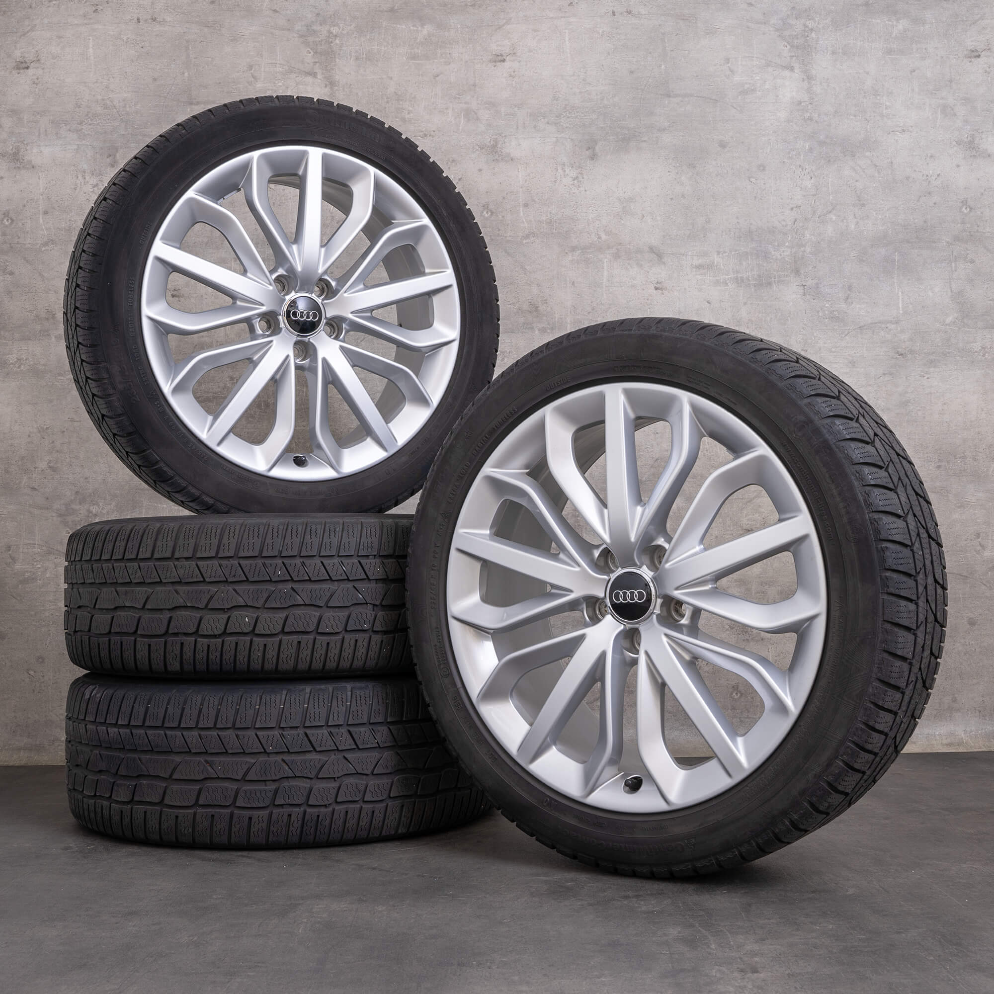 Genuine Audi A6 S6 ruote invernali 19 pollici 4G C7 cerchi 4G0601025P argento