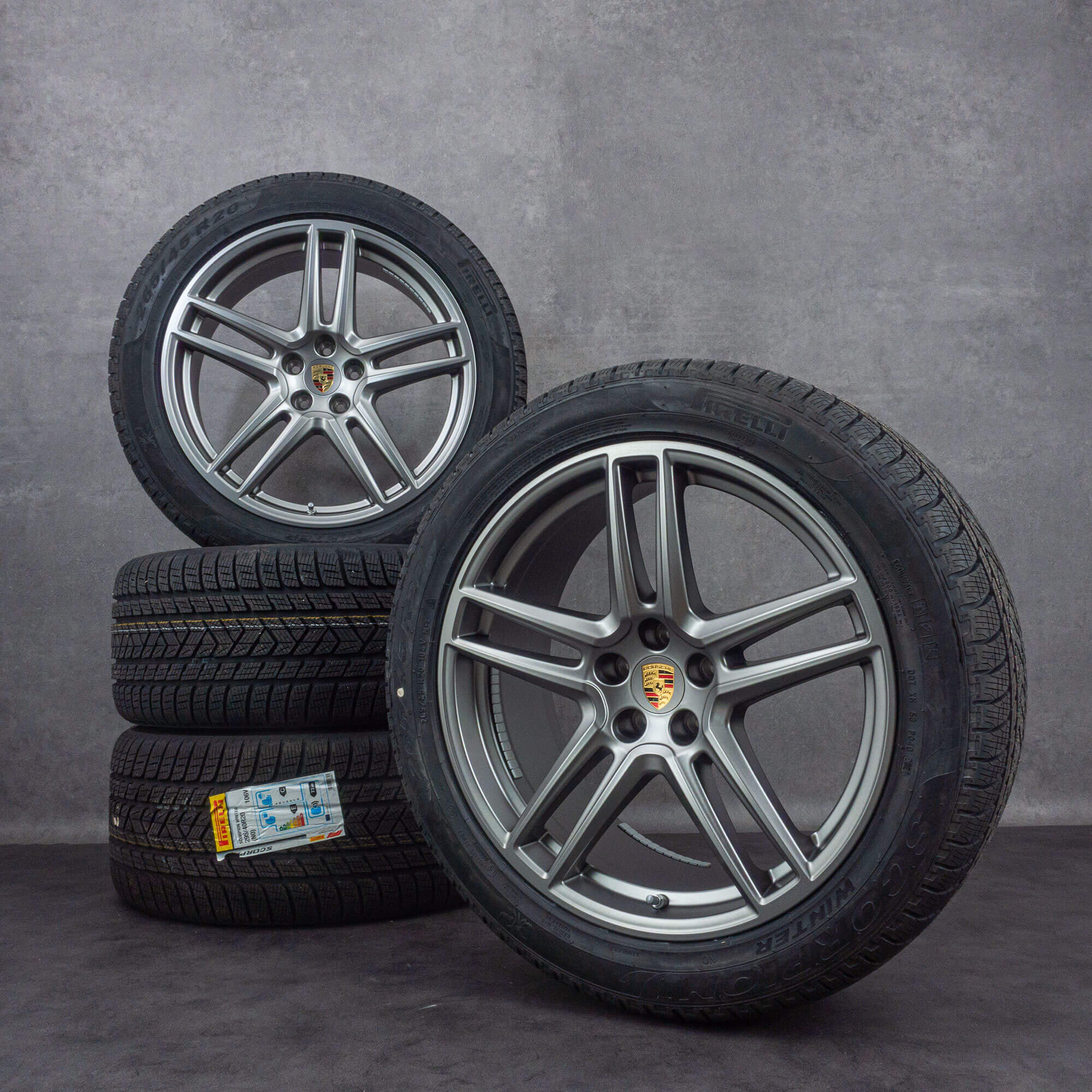 Original Porsche Macan I II ruedas 20 pulgadas Michelin neumáticos de invierno NUEVO