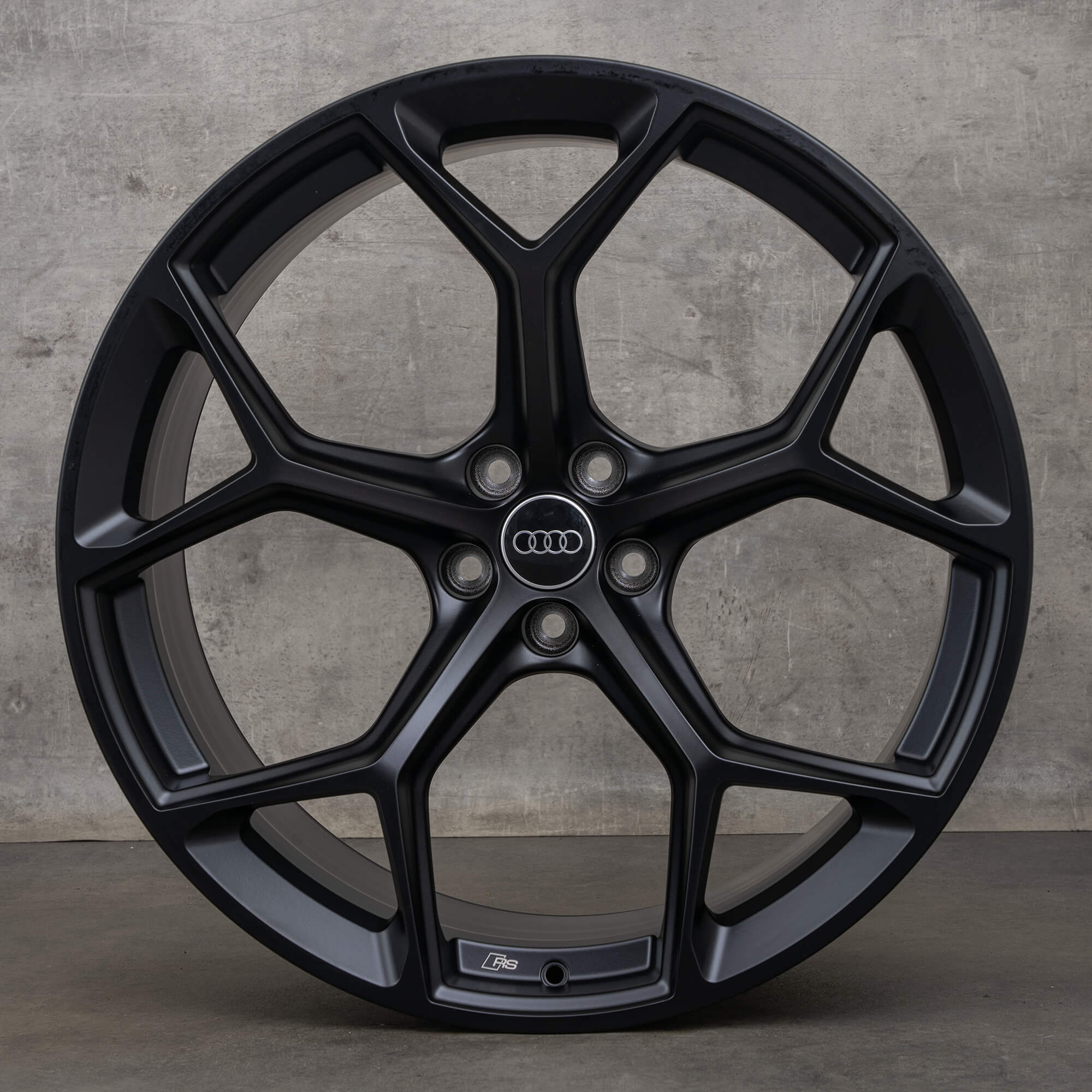 Audi RS6 RS7 4K C8 22 Zoll Felgen schwarz matt 4K0601025BM Waben-Design NEU