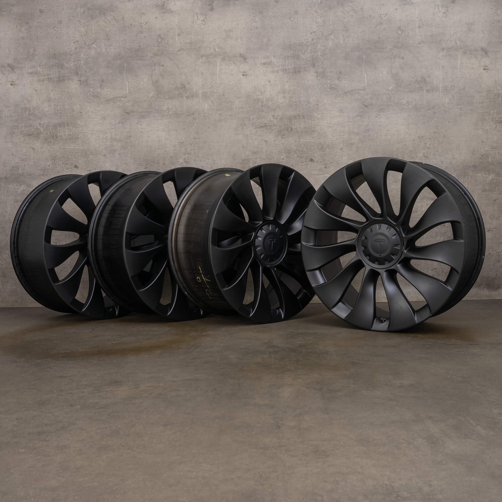 Original Tesla Model 3 20 Zoll Felgen Überturbine 1044267-00-A grau