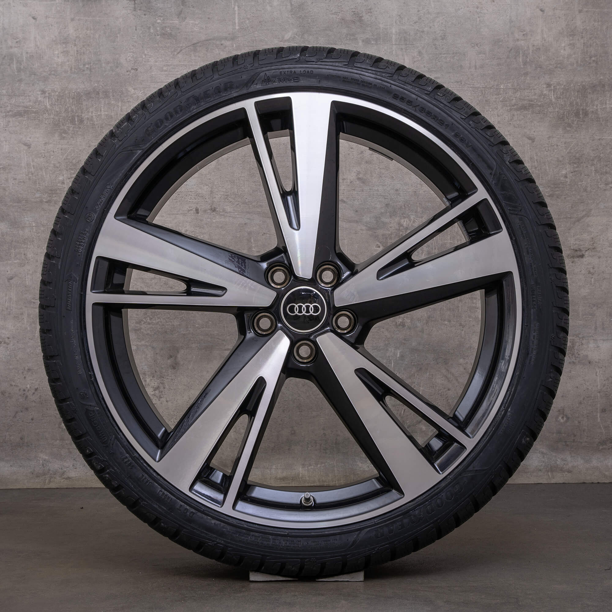 Original Audi A6 S6 Roues d'hiver 21 pouces 4K C8 Jantes 4K0601025AG Blade noir brillant NEUF
