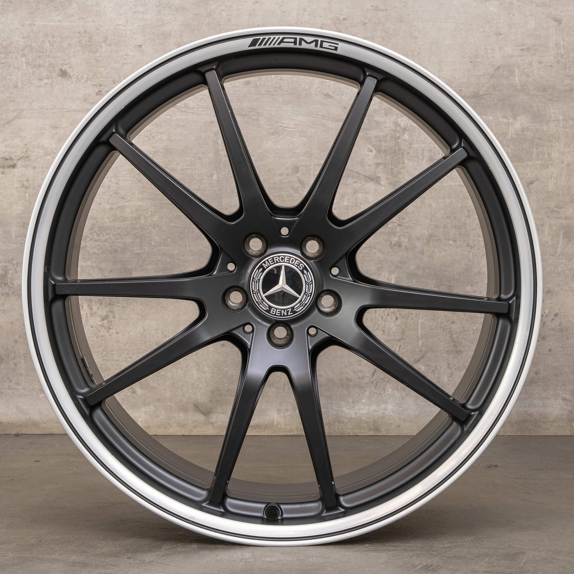 Originální 21 palcové ráfky AMG Mercedes Benz GT 43 53 63 S 4Matic+ & E Performance X290 4-Trer A2904011200 A2904011300 černá matná povrchová úprava s vysokým leskem