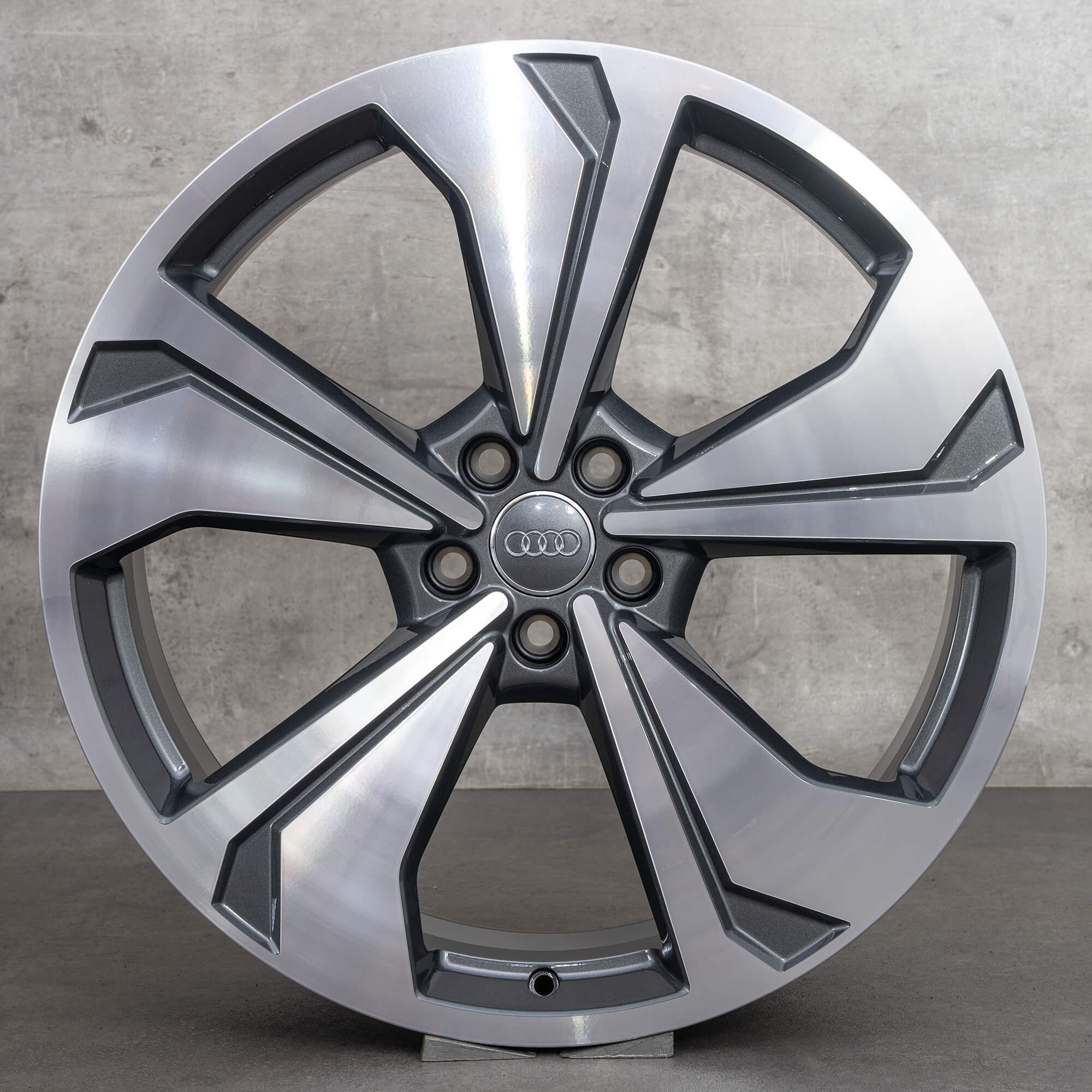 Original Audi A7 S7 Felgen 21 Zoll 4K C8 Alufelgen 4K8601025AH anthrazit glanzgedreht NEU