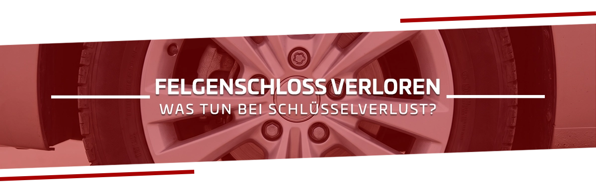 Felgenschloss-Schlüssel verloren: Code finden, nachbestellen und Kosten