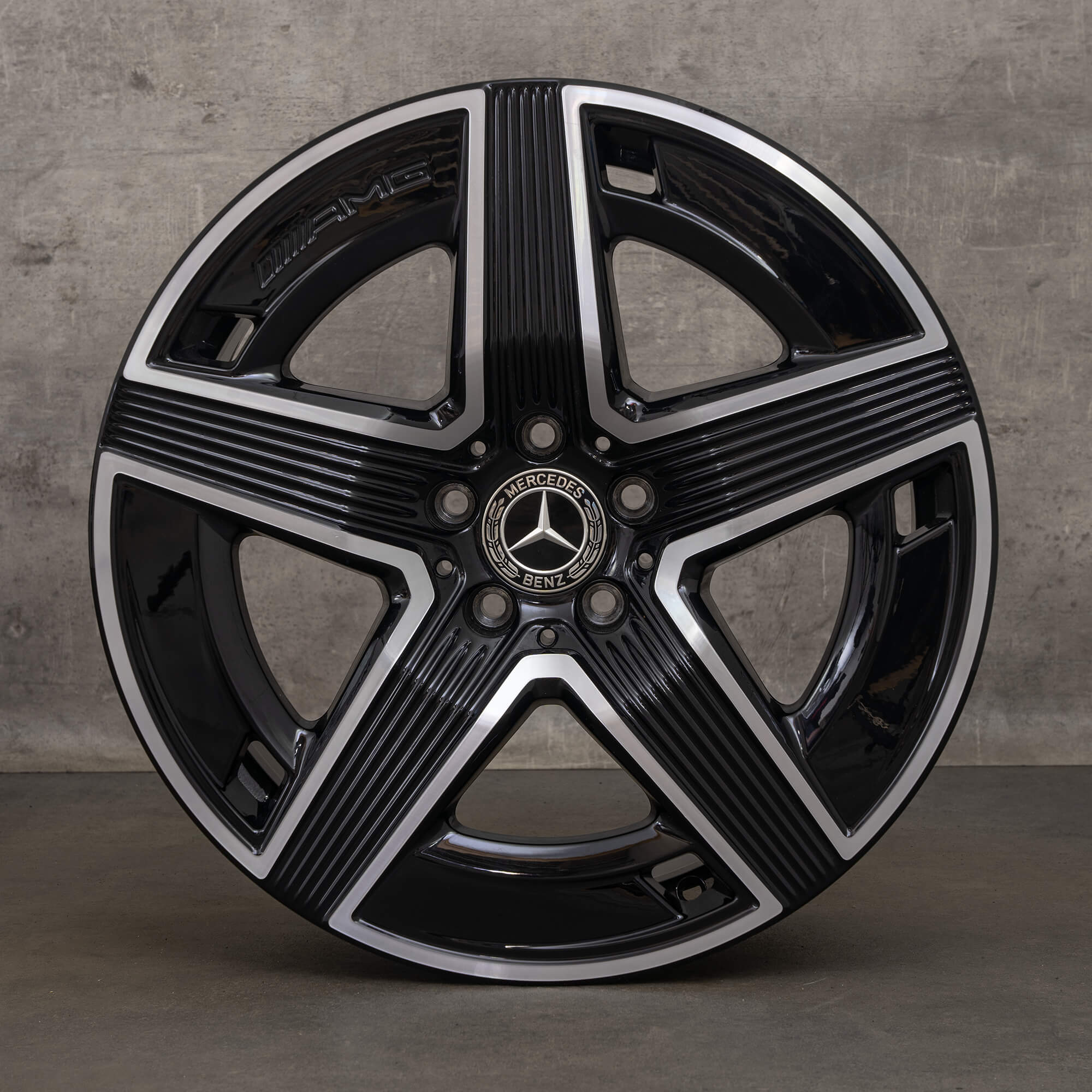 OEM Mercedes GLC X254 19 inch rims A2544010400 A2544010500 black