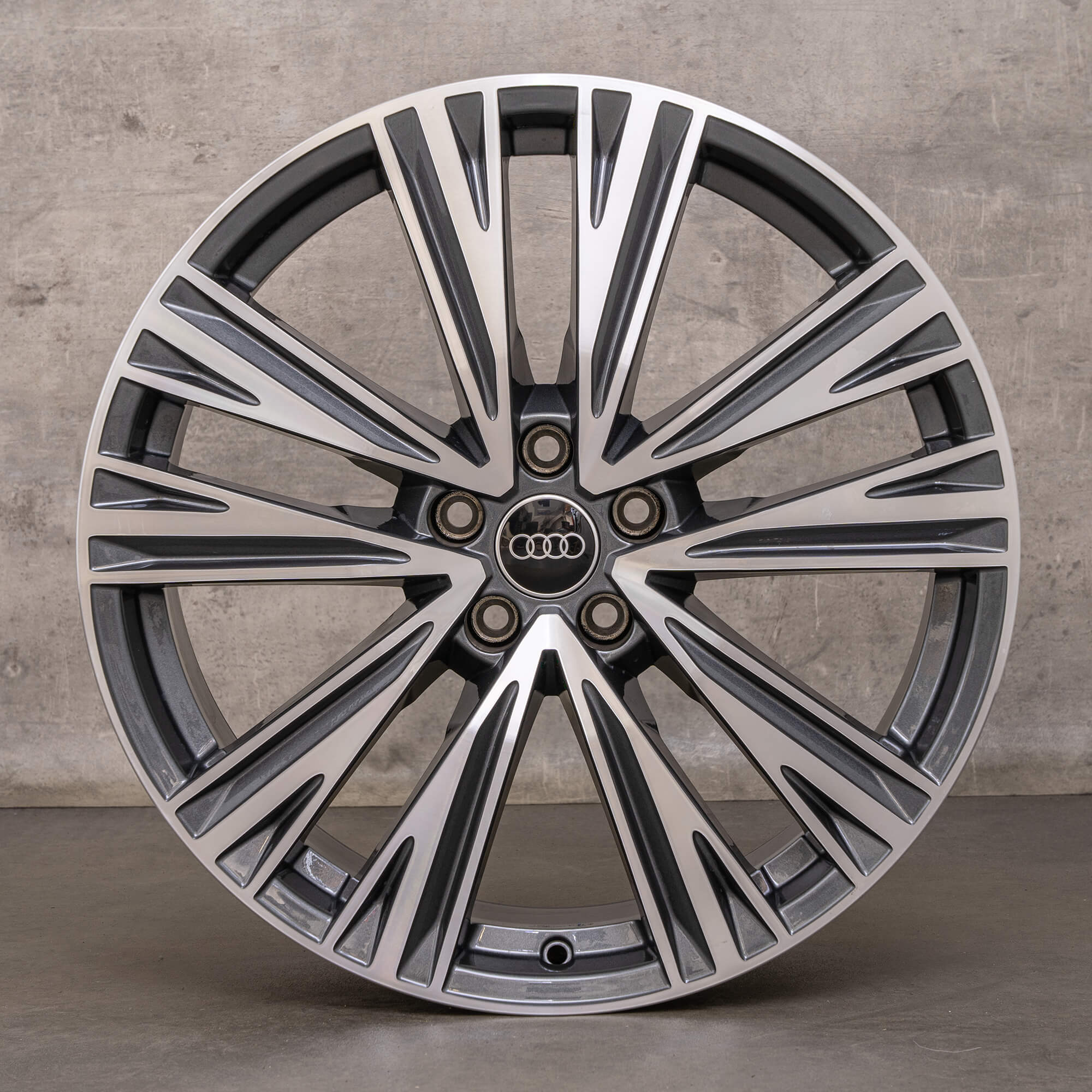 Original Audi A6 S6 Jantes 20 pouces 4K C8 4K0601025J anthracite brillant