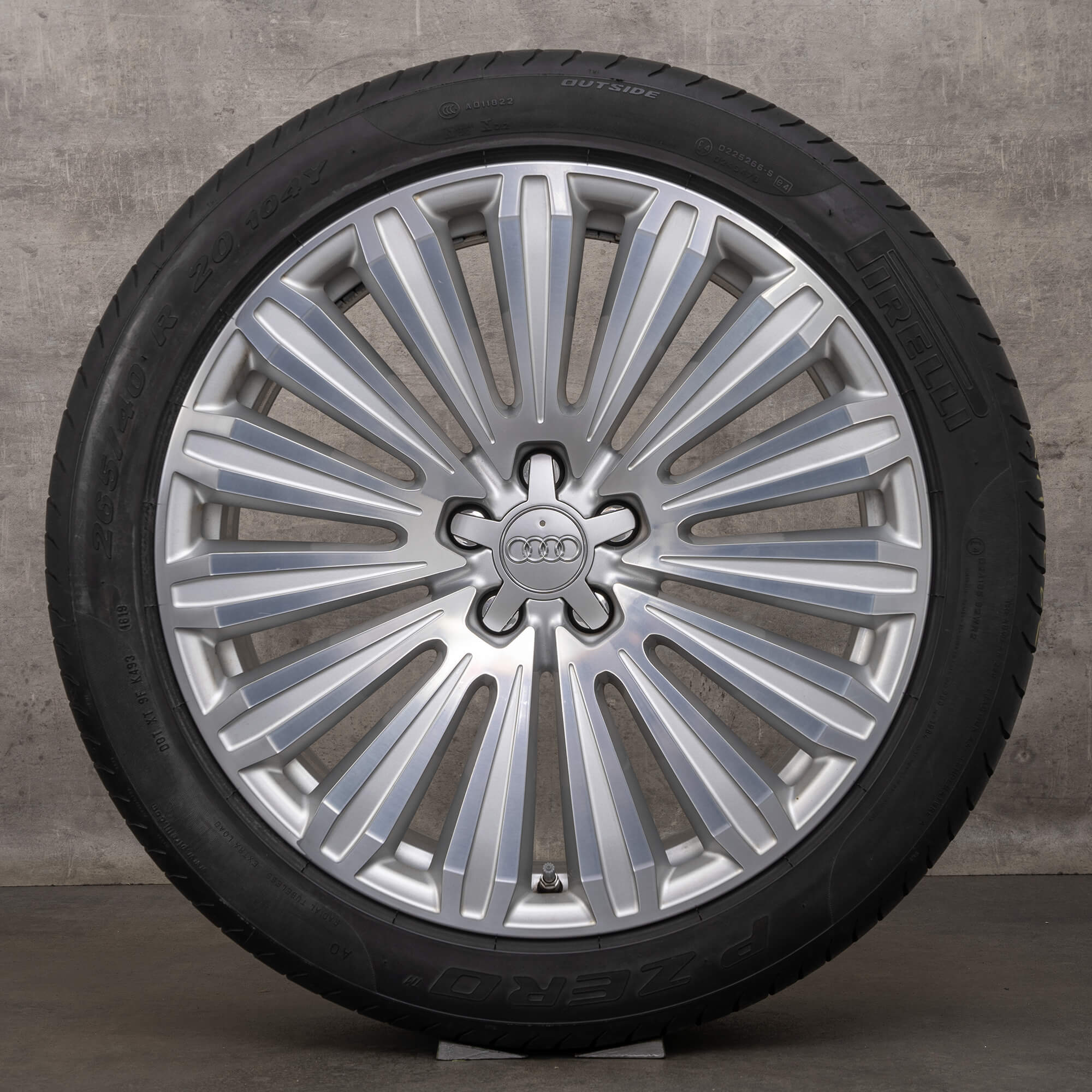 Llantas originales Audi A8 S8 4H D4 20 pulgadas neumáticos de verano
