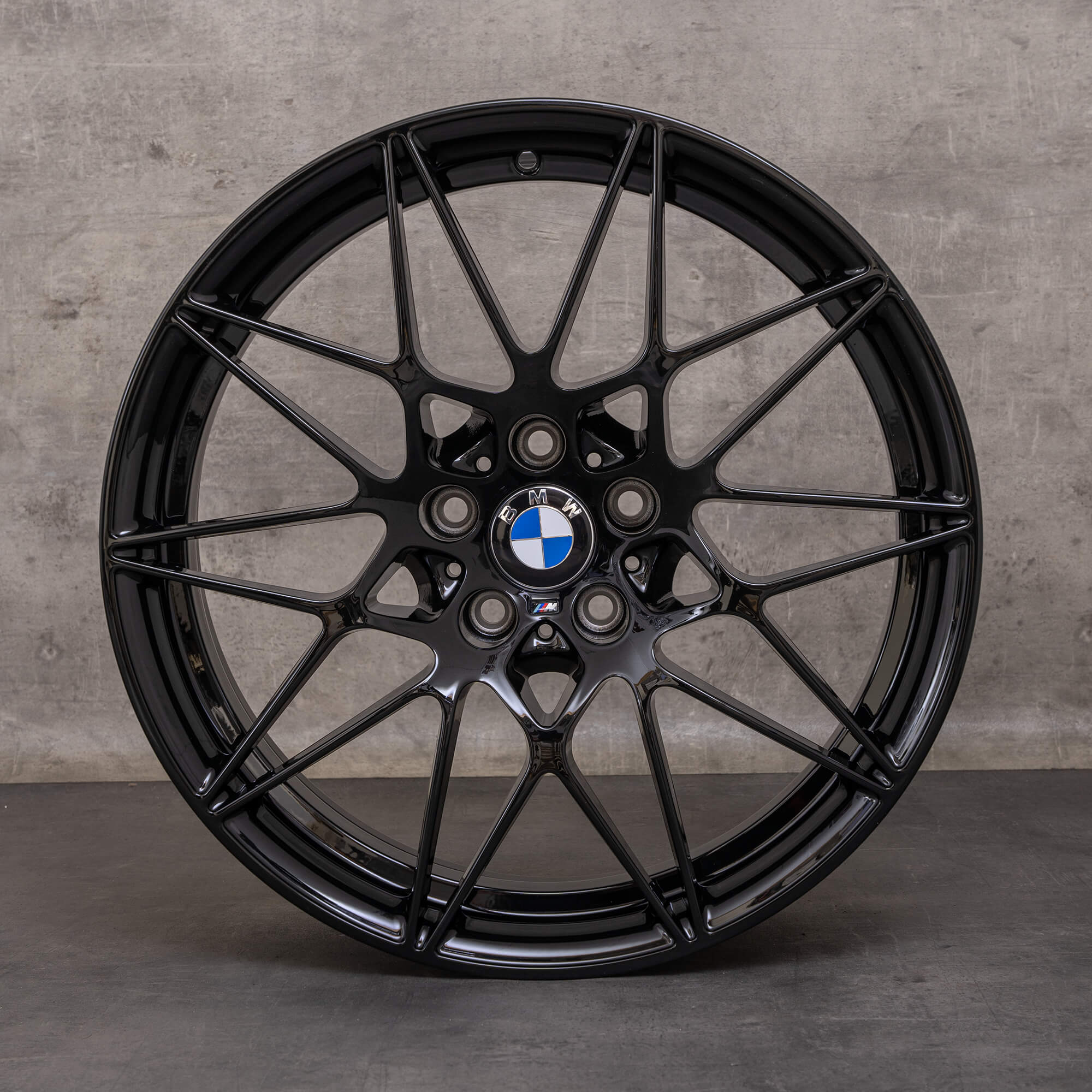 Original BMW M3 F80 M4 F82 F83 llantas de 20 pulgadas estilo 666 M 8090192 8090193 negro brillante NUEVO
