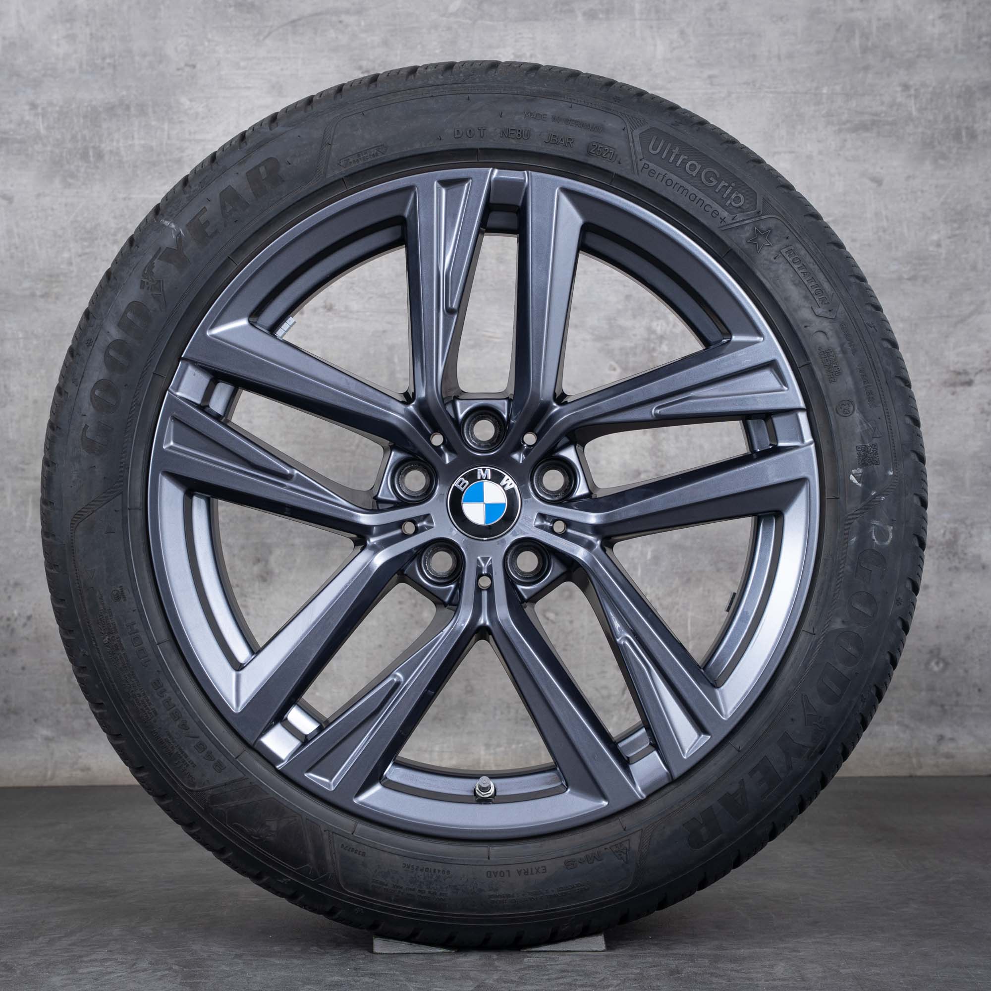 Oryginalne felgi BMW serii 4 i4 18 cali G26 Gran Coupe letnie koła stylizacja 853 6896768 midknight grey gloss
