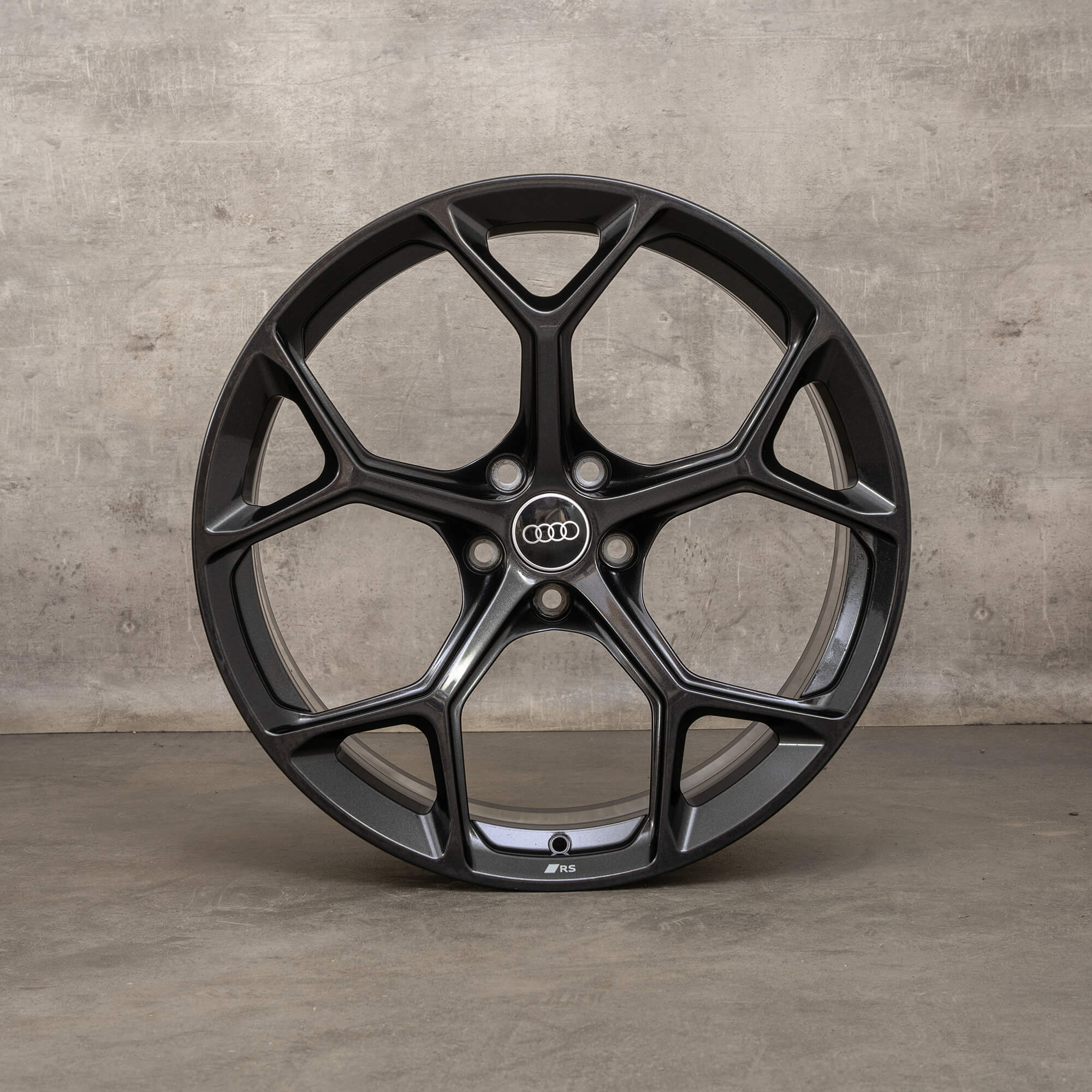 Jantes genuínas Audi RS4 B9 8W RS5 F5 de 20 polegadas 8W0601025GJ Competition preto 9 x ET22