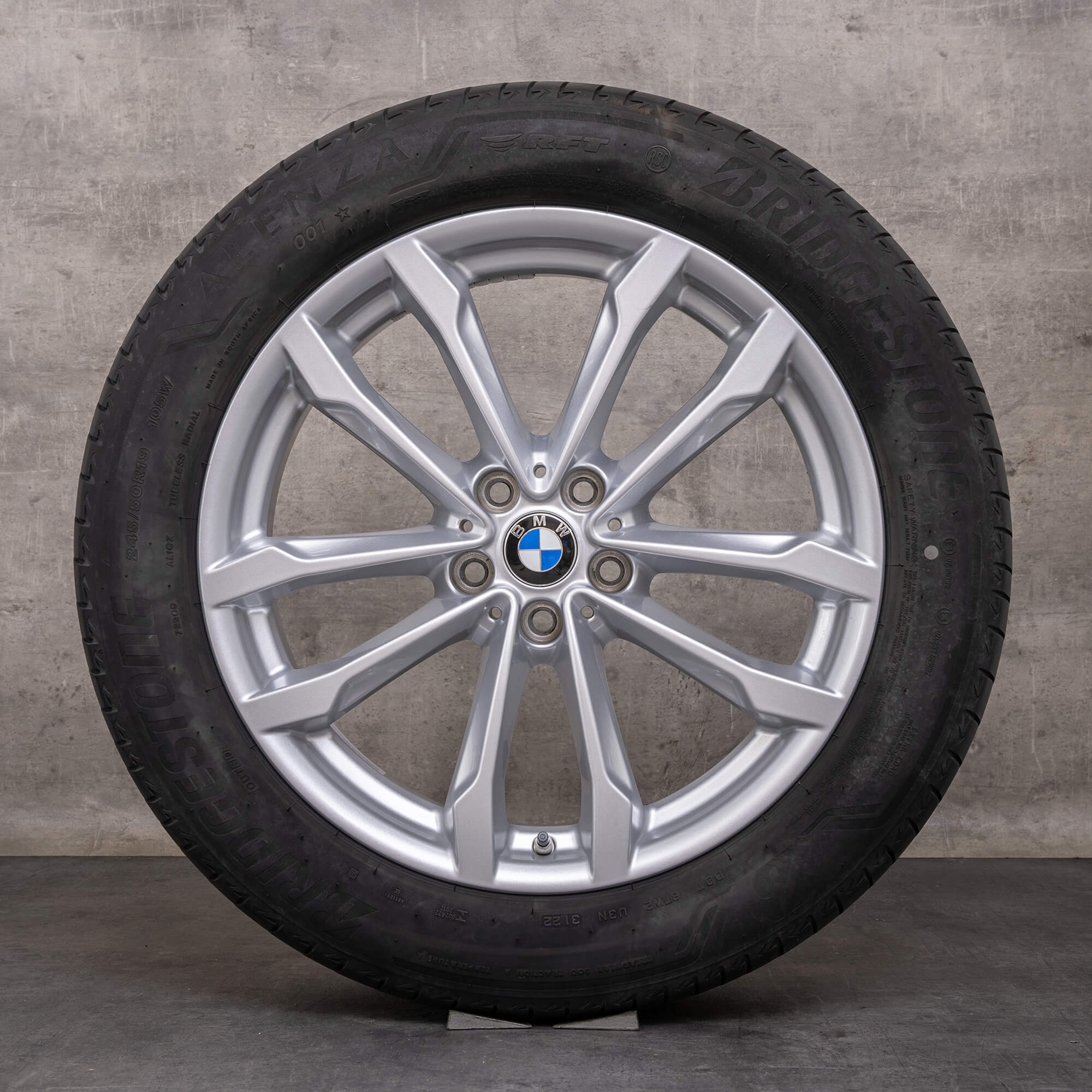 OEM BMW X3 X4 rims 19 inch G01 G02 summer tires 6877325