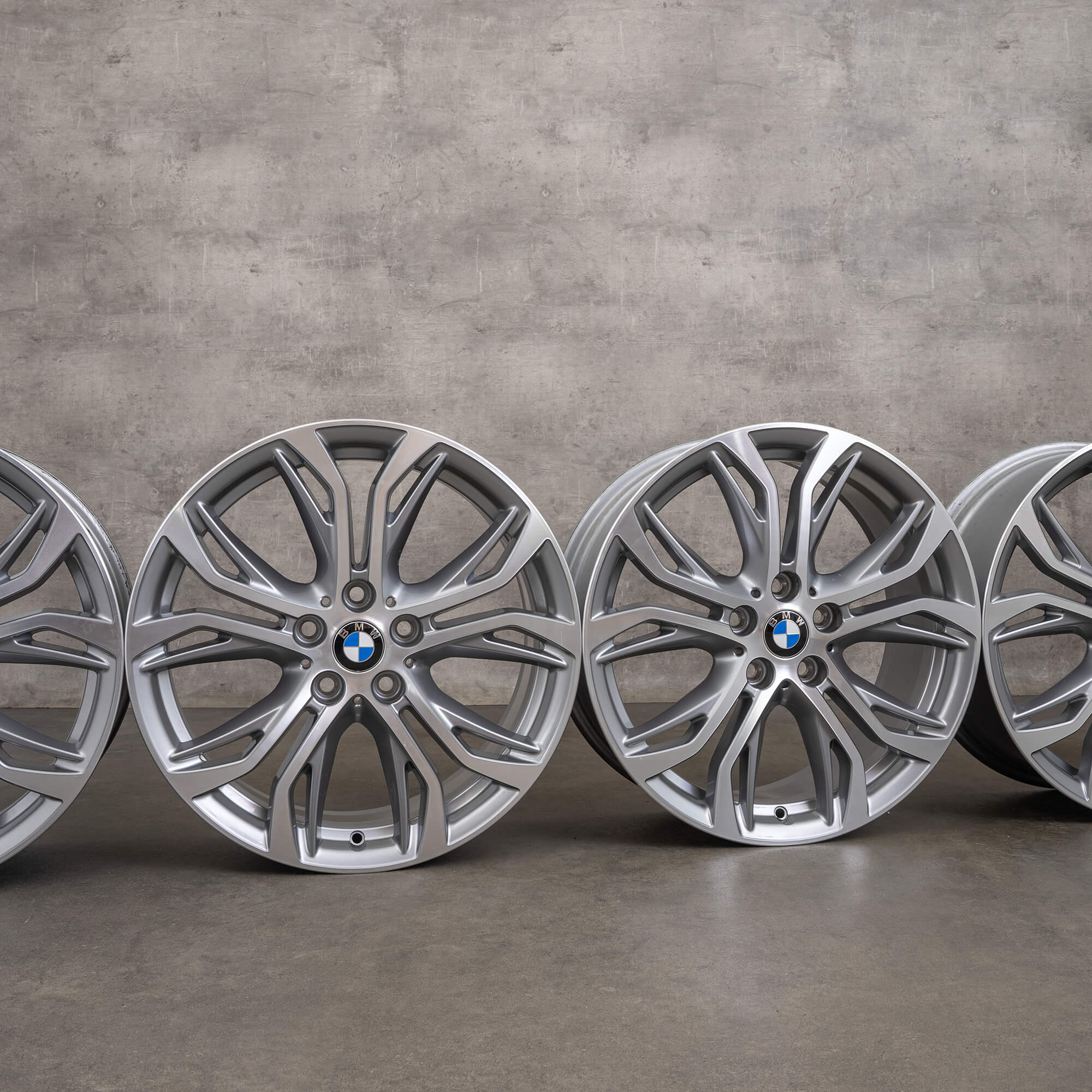 BMW X1 F48 X2 F39 18 Zoll Felgen Styling 566 Alufelgen 6856067 ferric grey