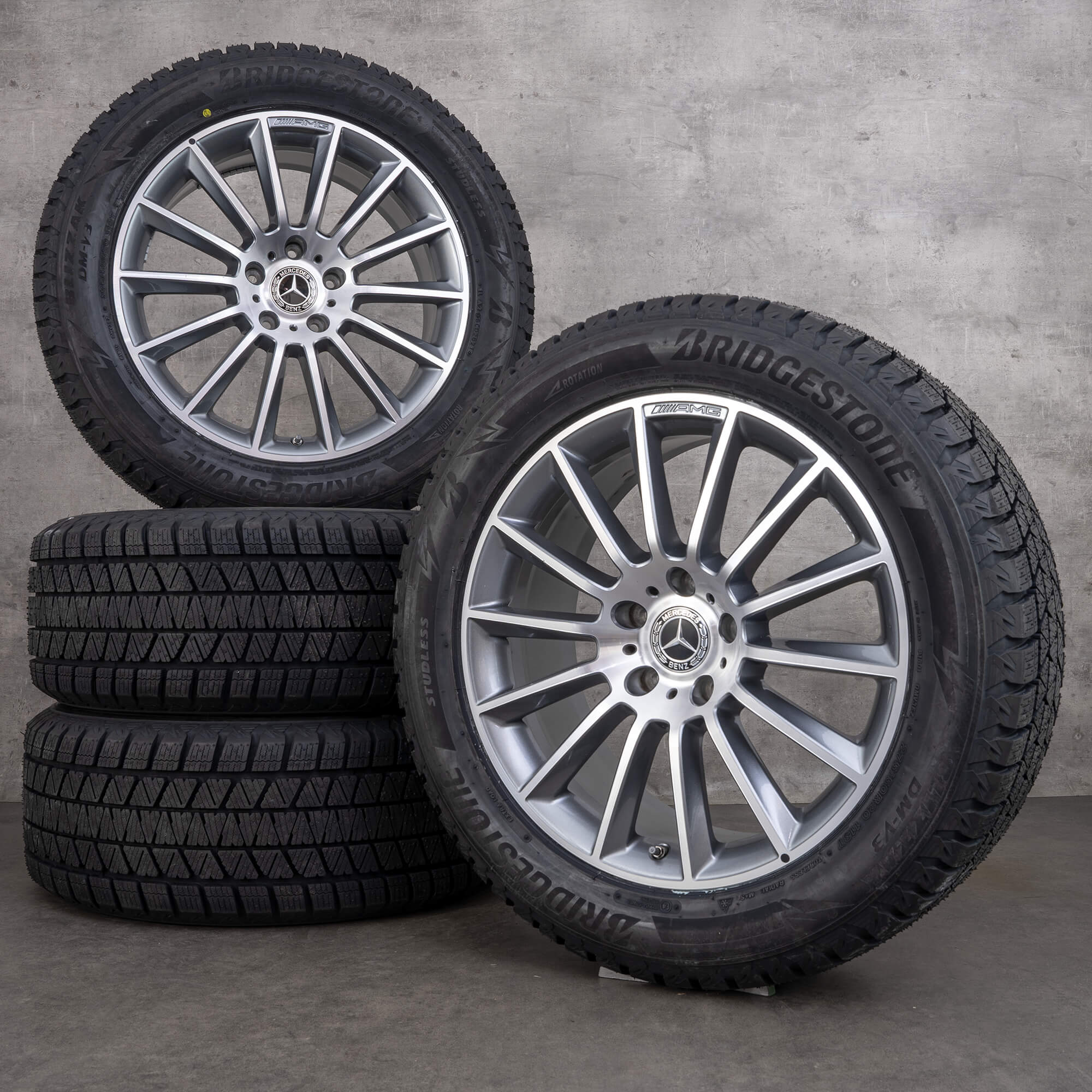 【美品】Mercedes-Benz AMG 20インチ タイヤホイール　Gクラス AMG 20 inch Mercedes G-Class W463 G350 d G400 G500 winter tires wheels