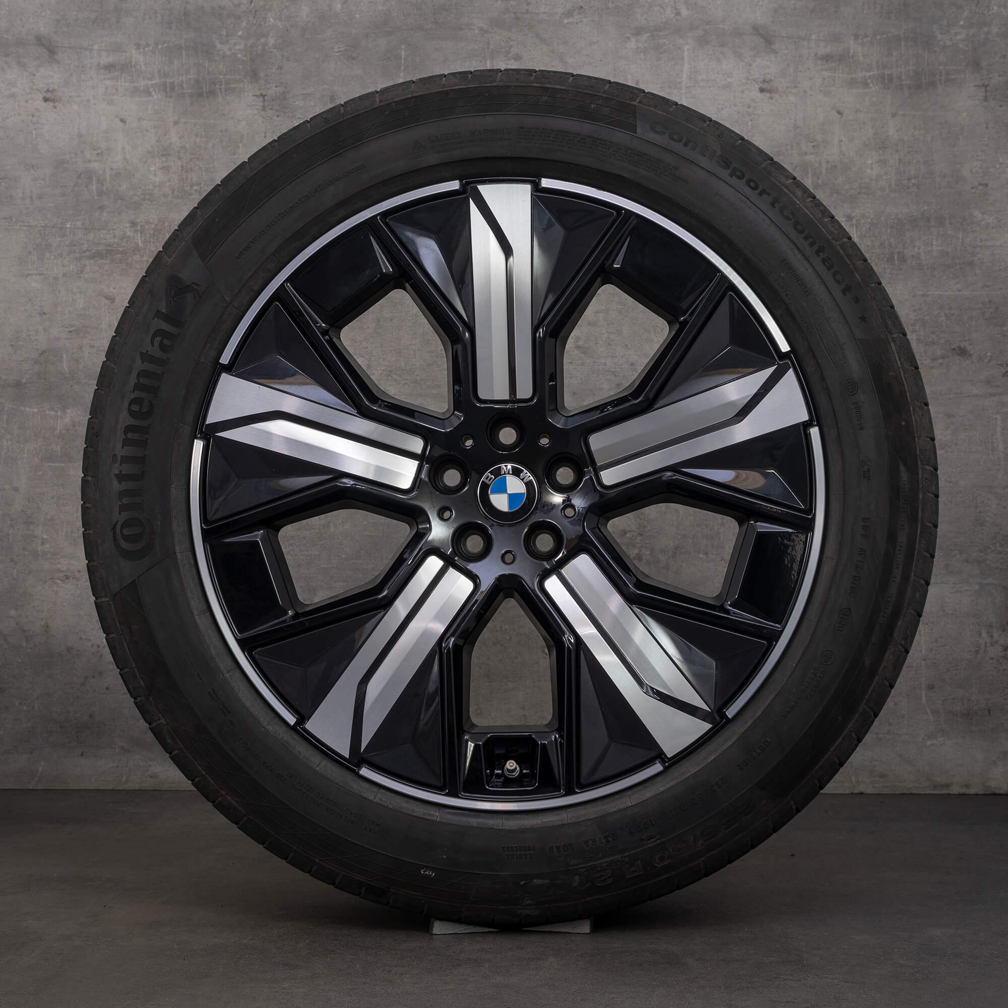 BMW iX i20 summer wheels 21 inch rims styling 1011 aerodynamics