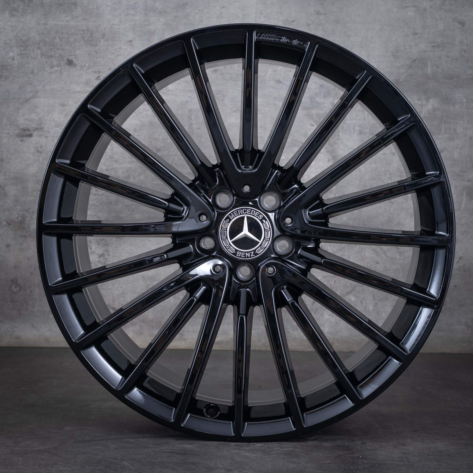 Oryginał Mercedes Benz Klasa S Felgi 21 cali W223 V223 A2234011700 A2234011800 czarny mat
