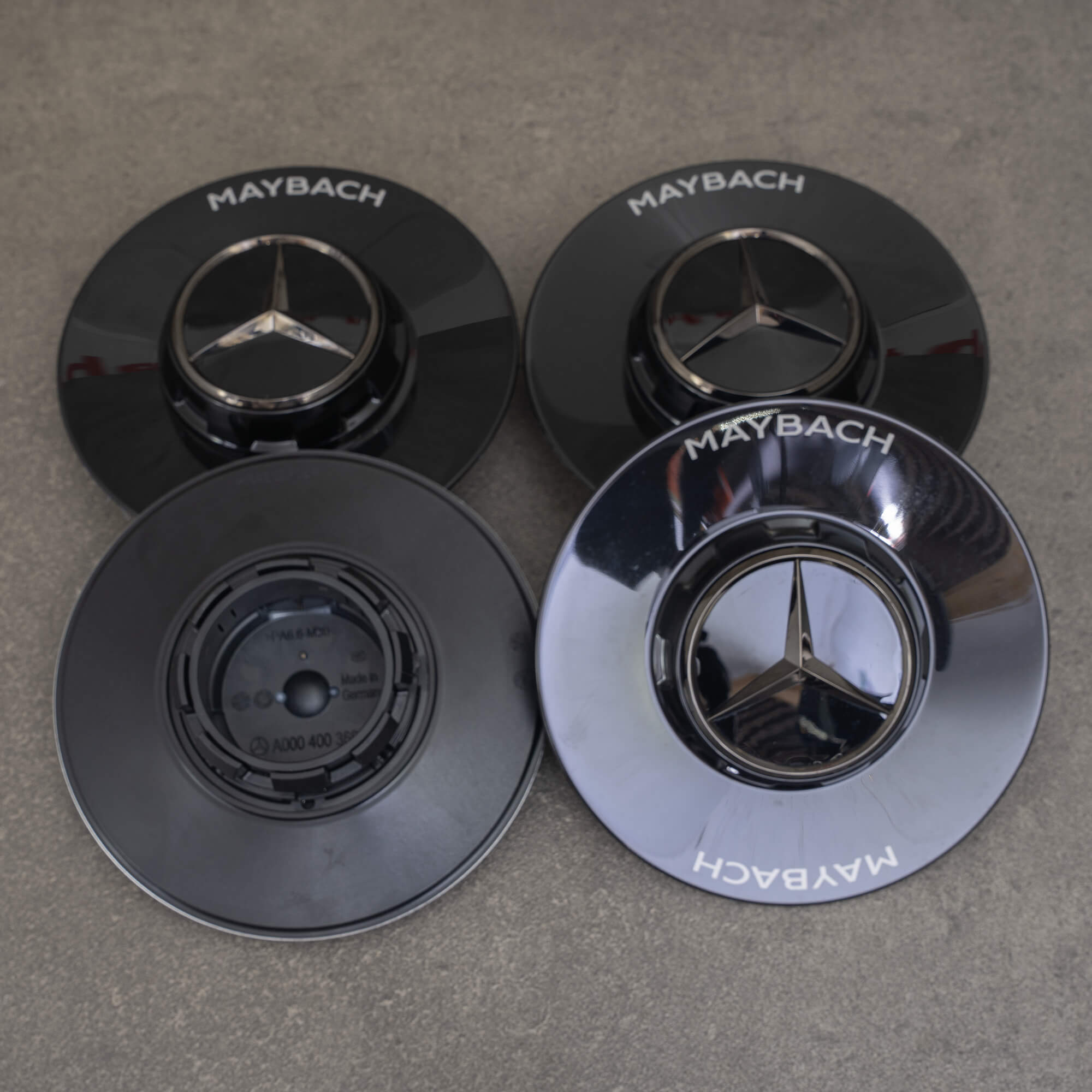 Originele Mercedes Maybach S Klasse W223 naafdop A0004003600 zwart NIEUW