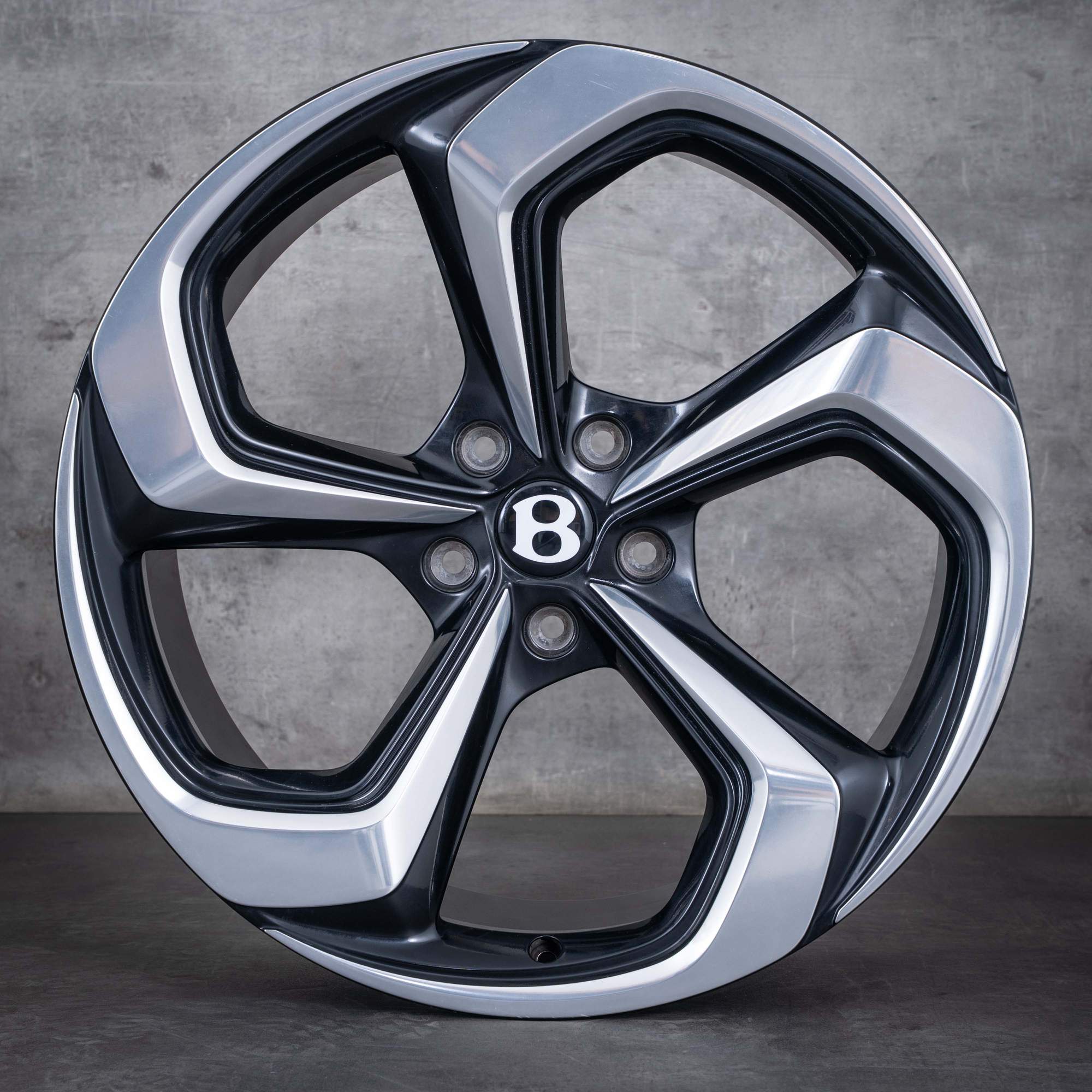 Alkuperäiset Bentley Bentayga vanteet 22 tuuman 4V1 36A601025BP 36A601025BN musta kiillotettu