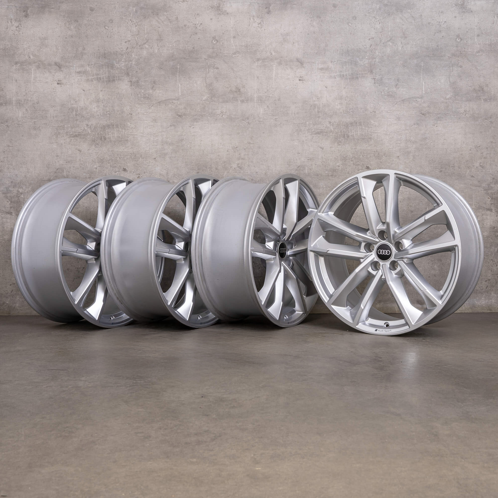 Genuine Audi A7 S7 jante 20 inch C8 4K8601025M argintiu NOU