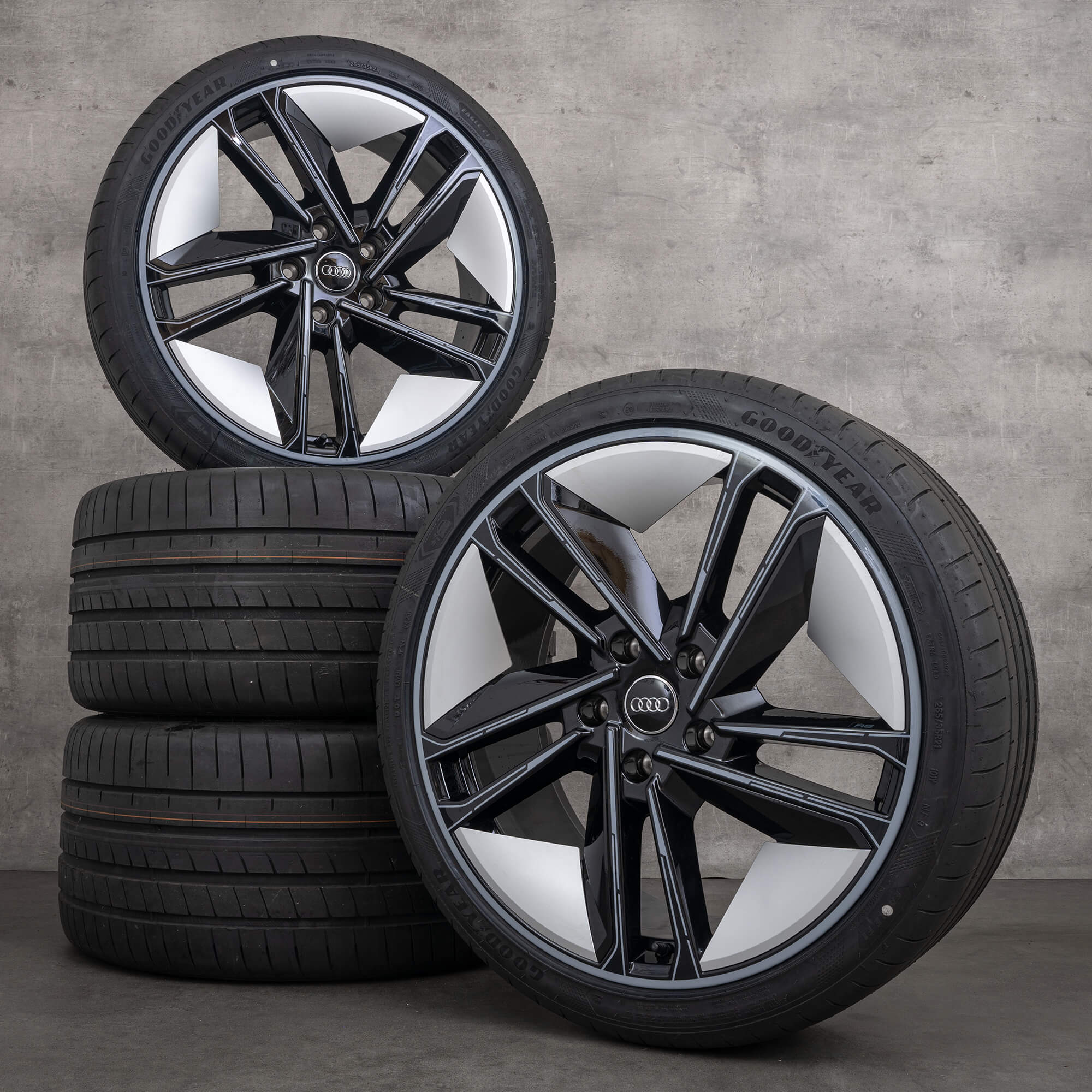 OEM Audi e-tron GT & RS rims 21 inch 4J summer wheels 4J3601025AC 4J3601025AD