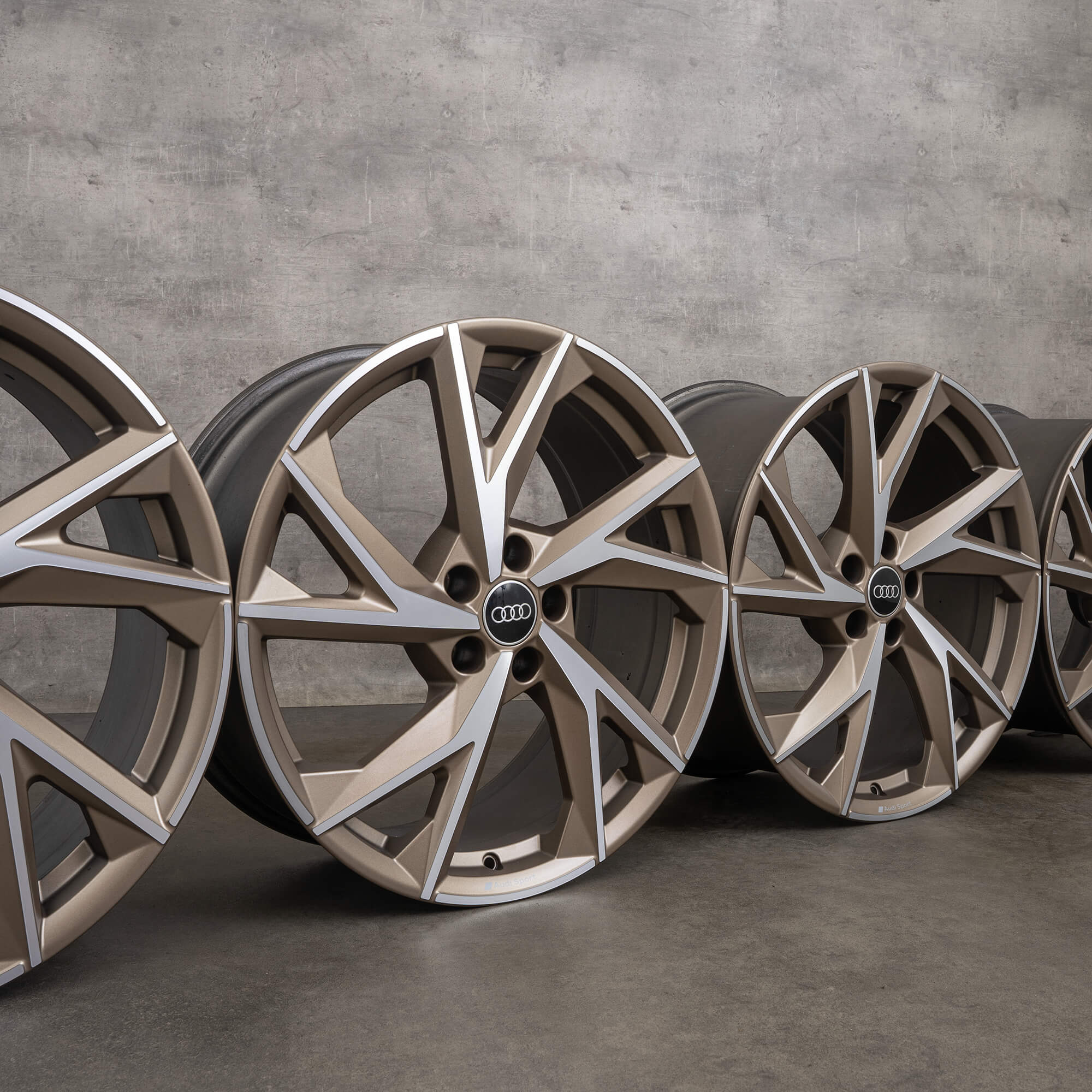 Audi R8 4S V10 20 Zoll Felgen 4S0601025BS 4S0601025BR bronze matt glanzgedreht
