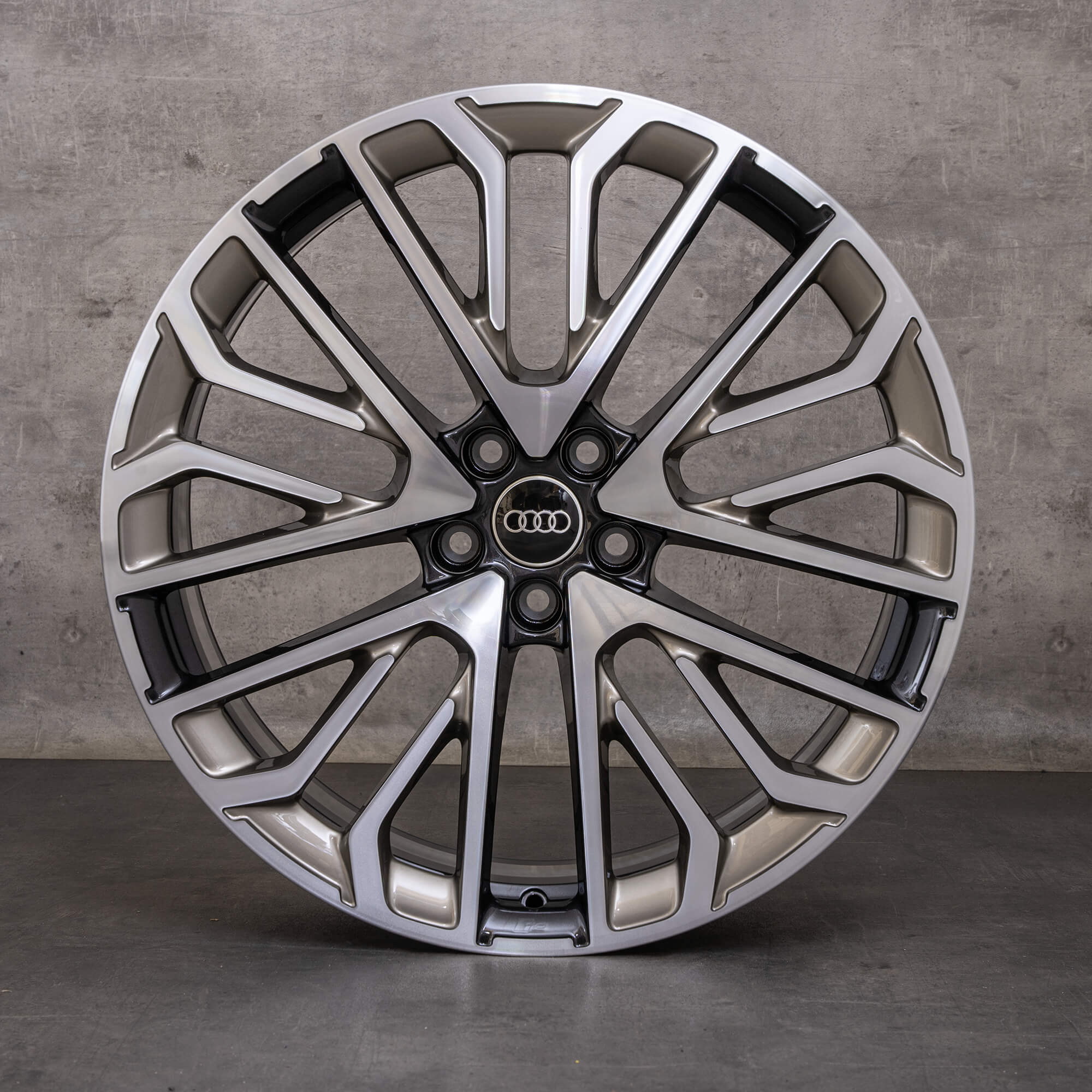 OEM Audi Q5 SQ5 rims 21 inch FY GU Sportback summer wheels 8MA601025L granit gold polisched NEW