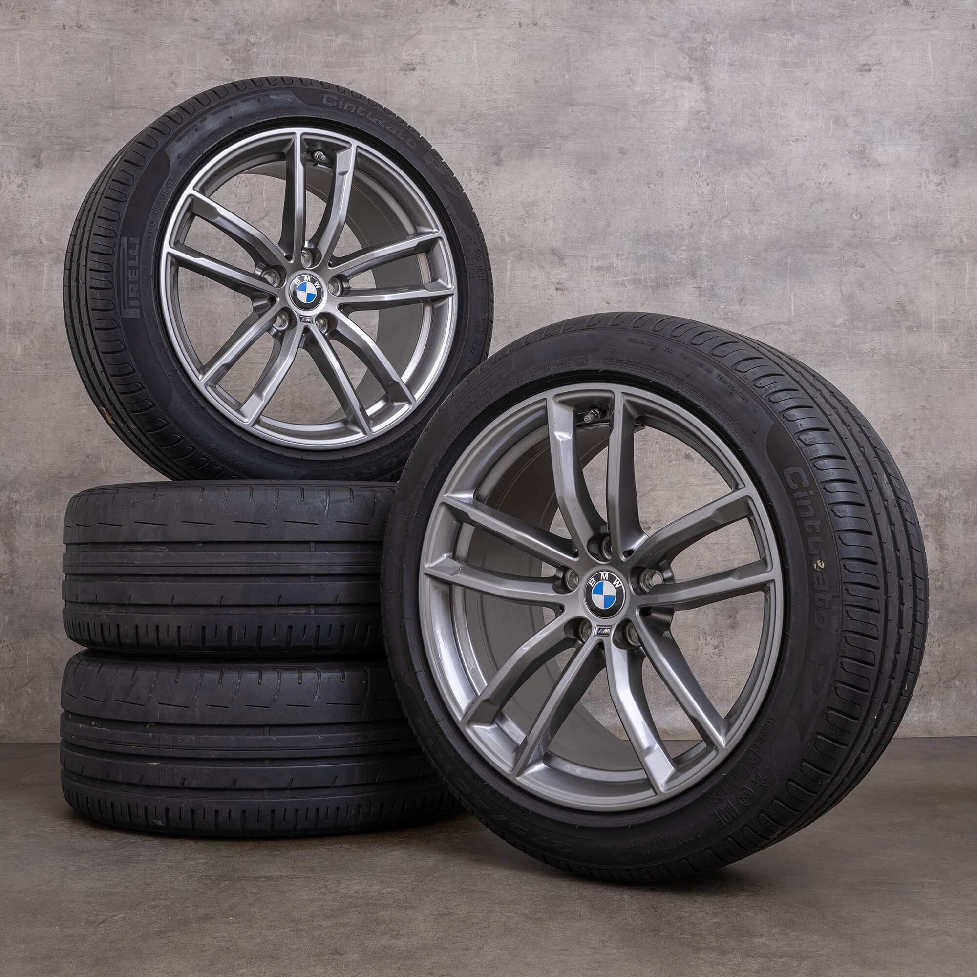 OEM BMW 5 Series rims 18 inch G30 G31 summer wheels Styling 662 M