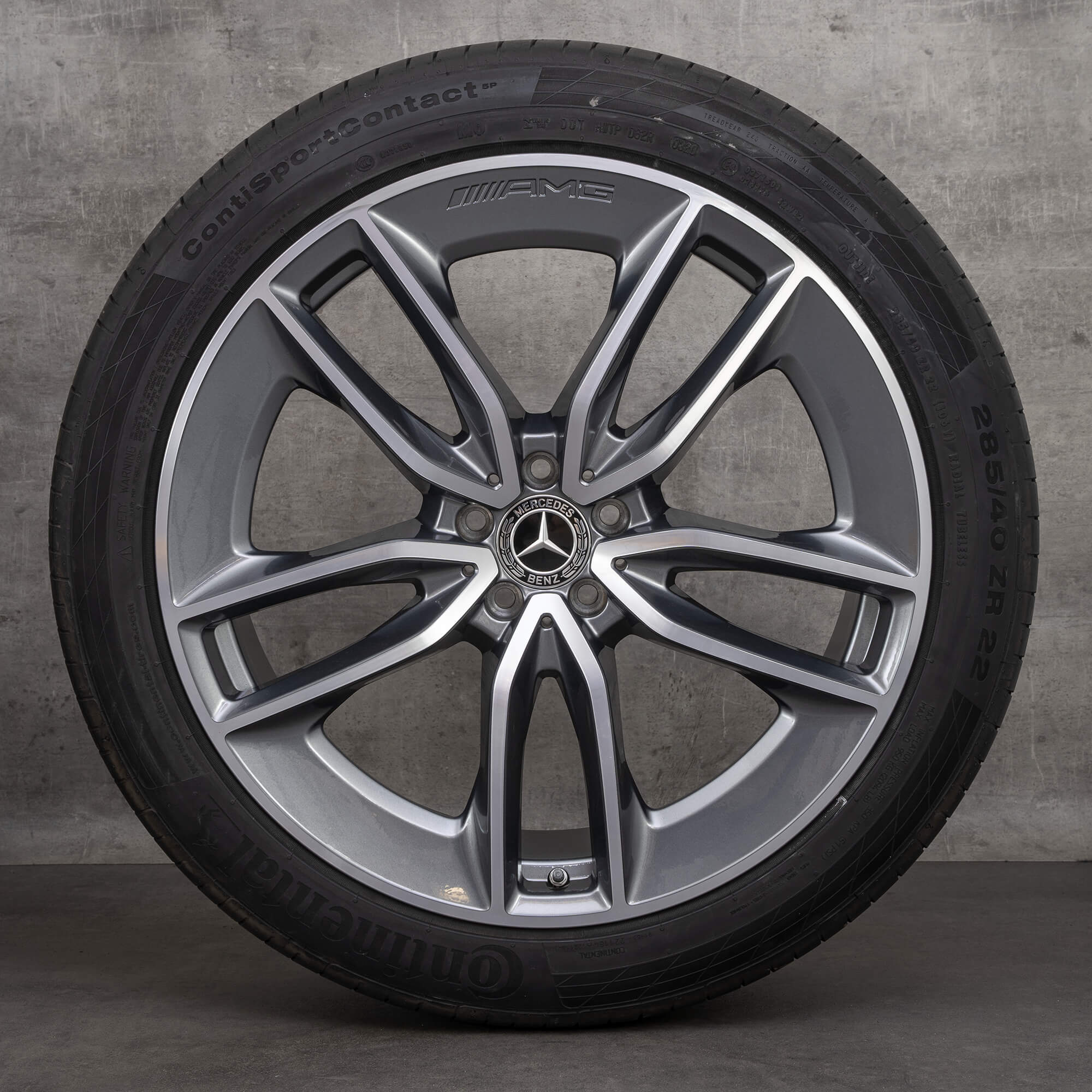 Mercerdes Benz 22 palcové ráfky AMG letní kola GLE V167 A1674013600 A1674013700