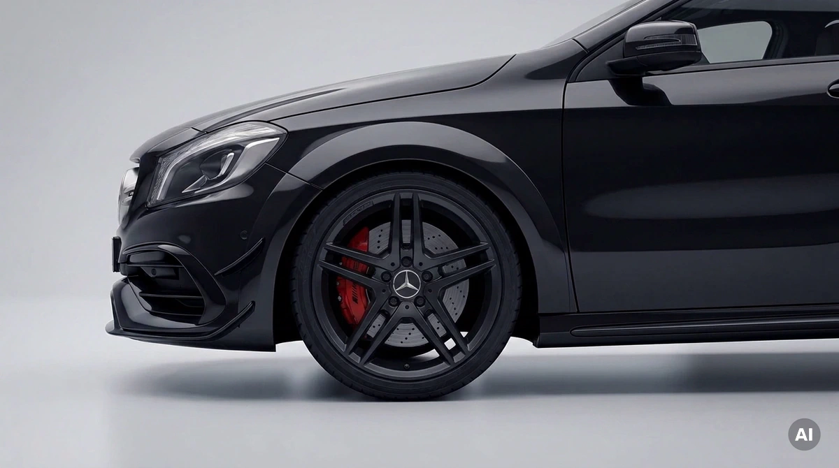 Originale Mercedes-AMG A45 W176 Fünf-Doppelspeichen-Leichtmetallfelge