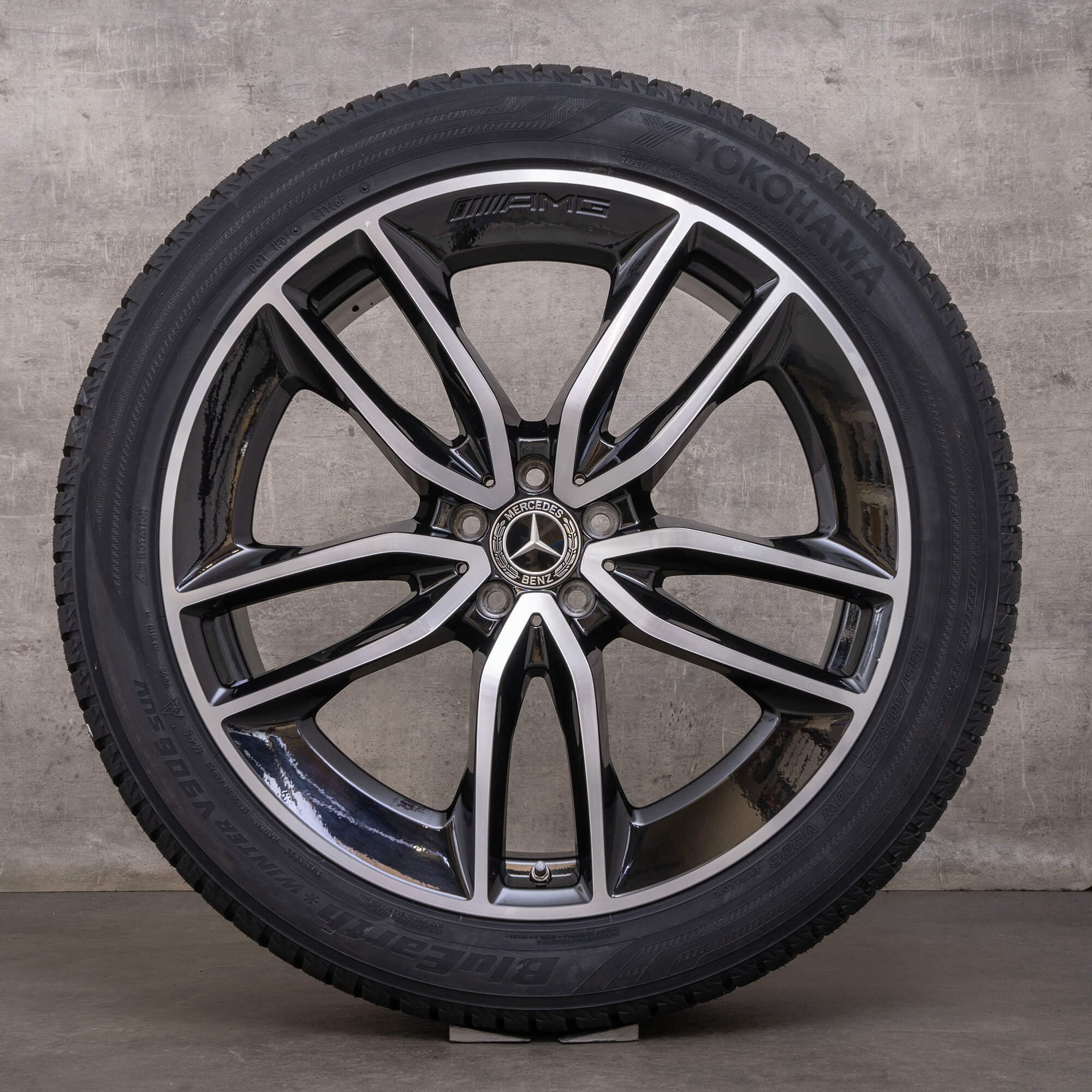 本A-33 16 ⑥ OEM Mercedes Benz GLE AMG winter wheels 22 inch W167 V167