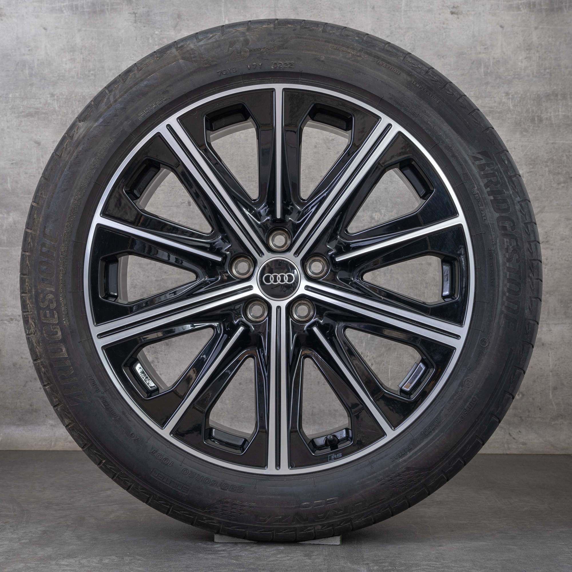 OEM Audi Q4 e tron rims 20 inch F4 summer wheels 89A601025K 89A601025AB ...