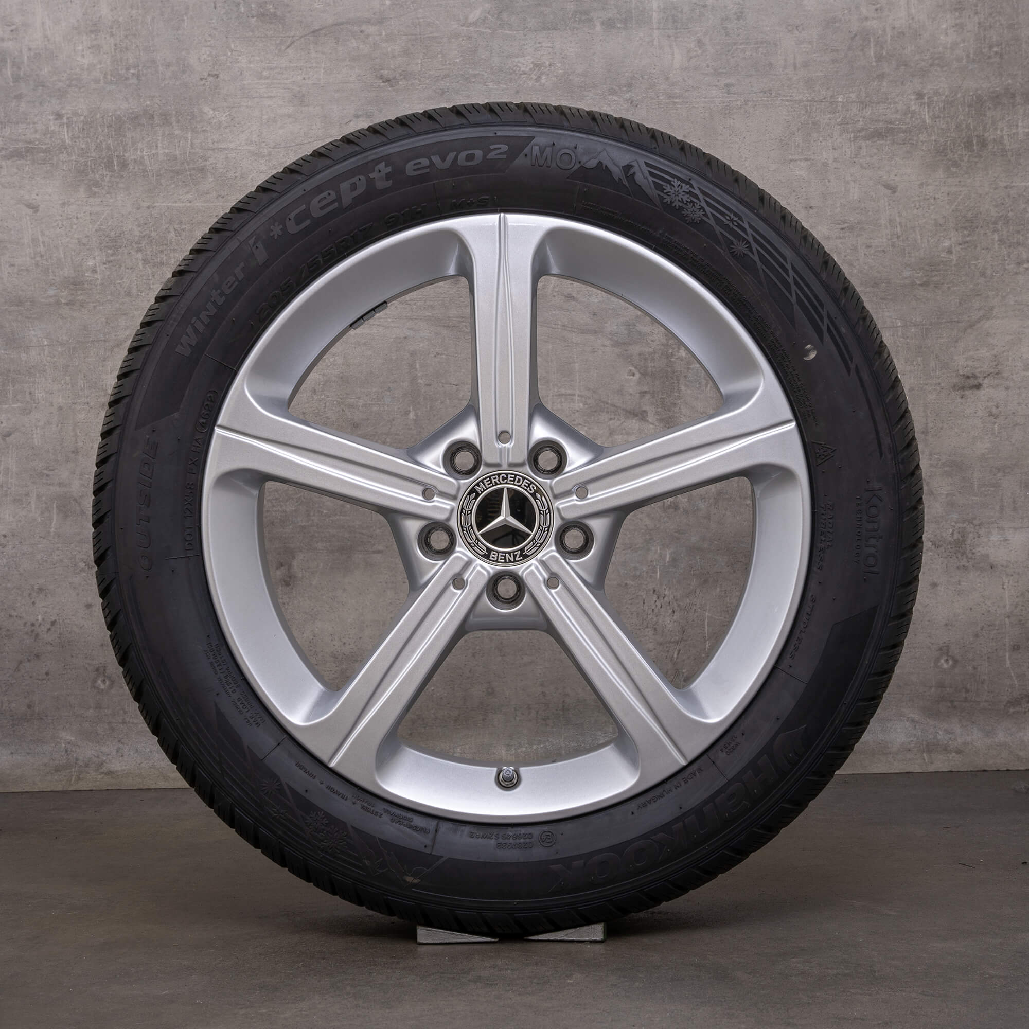 OEM Mercedes Benz A Class CLA winter wheels 17 inch W177 V177 W118 rims A1774011200 silver