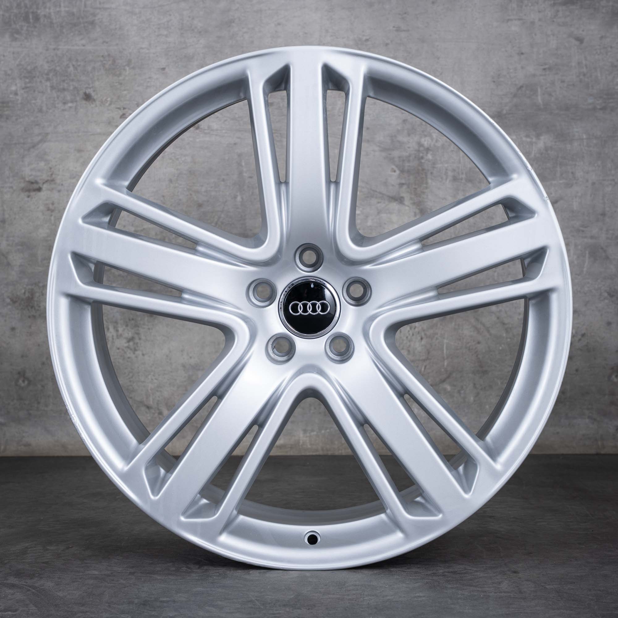 Jantes d'origine Audi A8 S8 21 pouces 4H D4 4H0601025AR argent brillant
