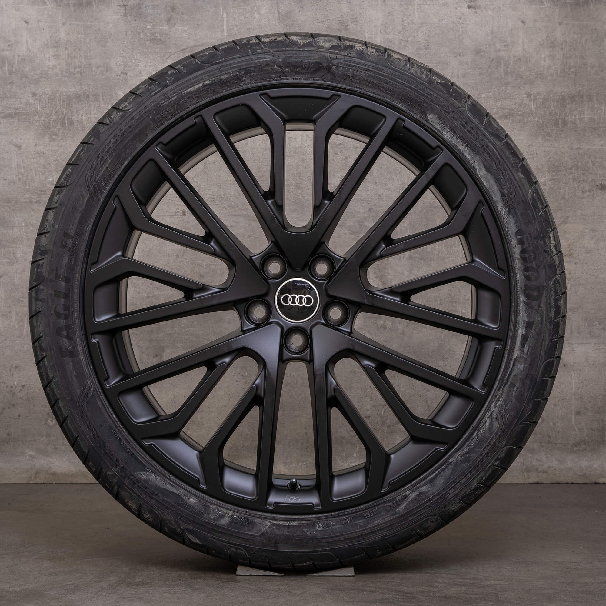 Original Audi Q5 SQ5 Jantes 21 pouces GU Sportback Roues d'été 8MA601025L noir mat NEUF