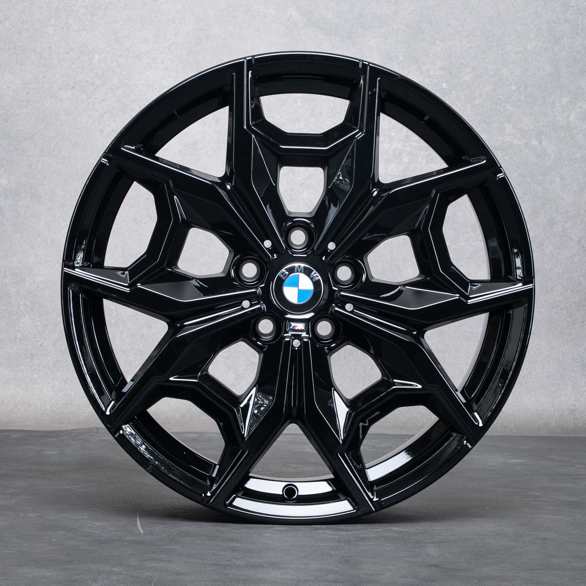 Oryginalne felgi BMW X3 X4 19 cali G01 G02 Styling 887 M nr kat 7916263 czarne z połyskiem