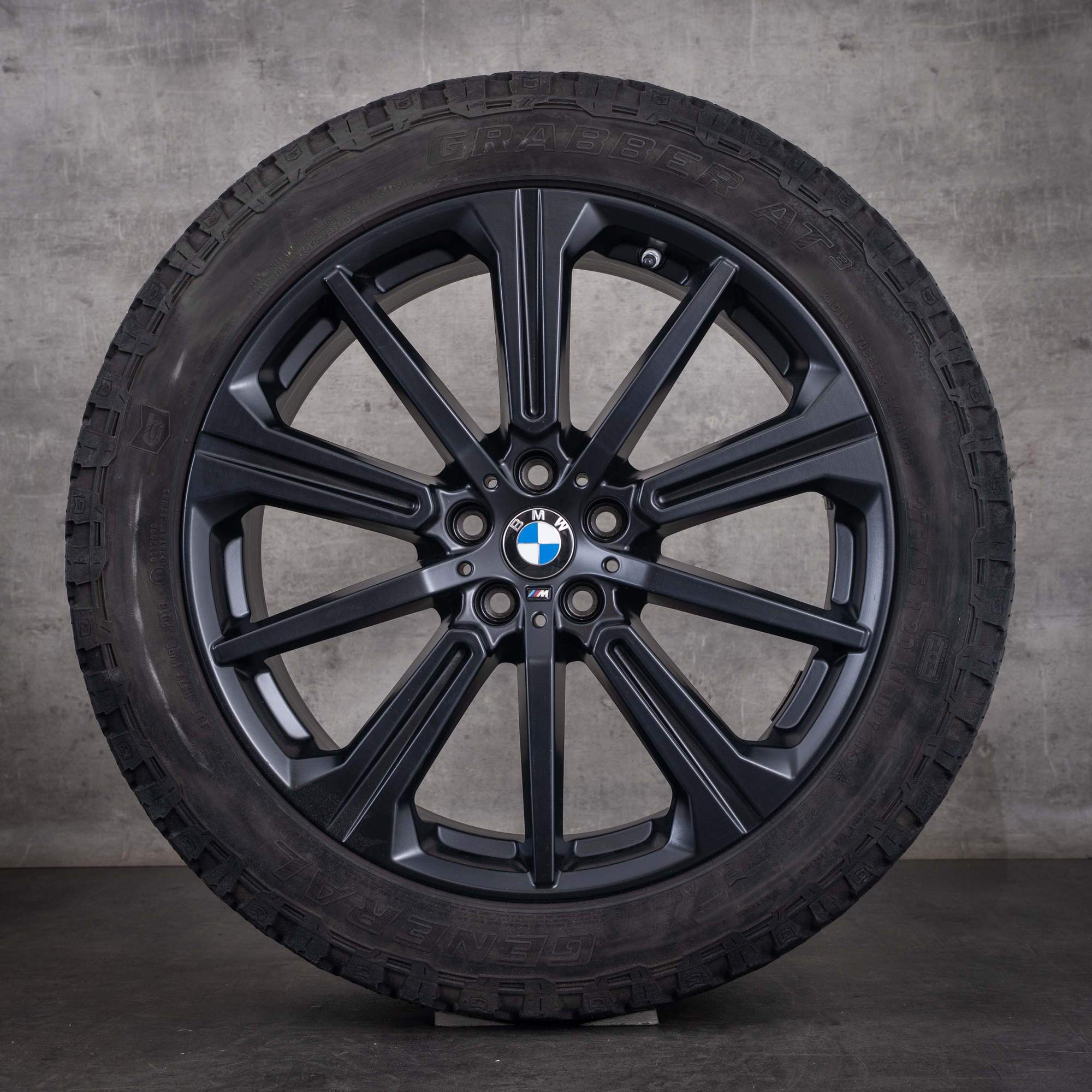 Original BMW X5 X6 Winterräder 20 Zoll G05 G06 Felgen Styling 748 M 6883765 jet black matt